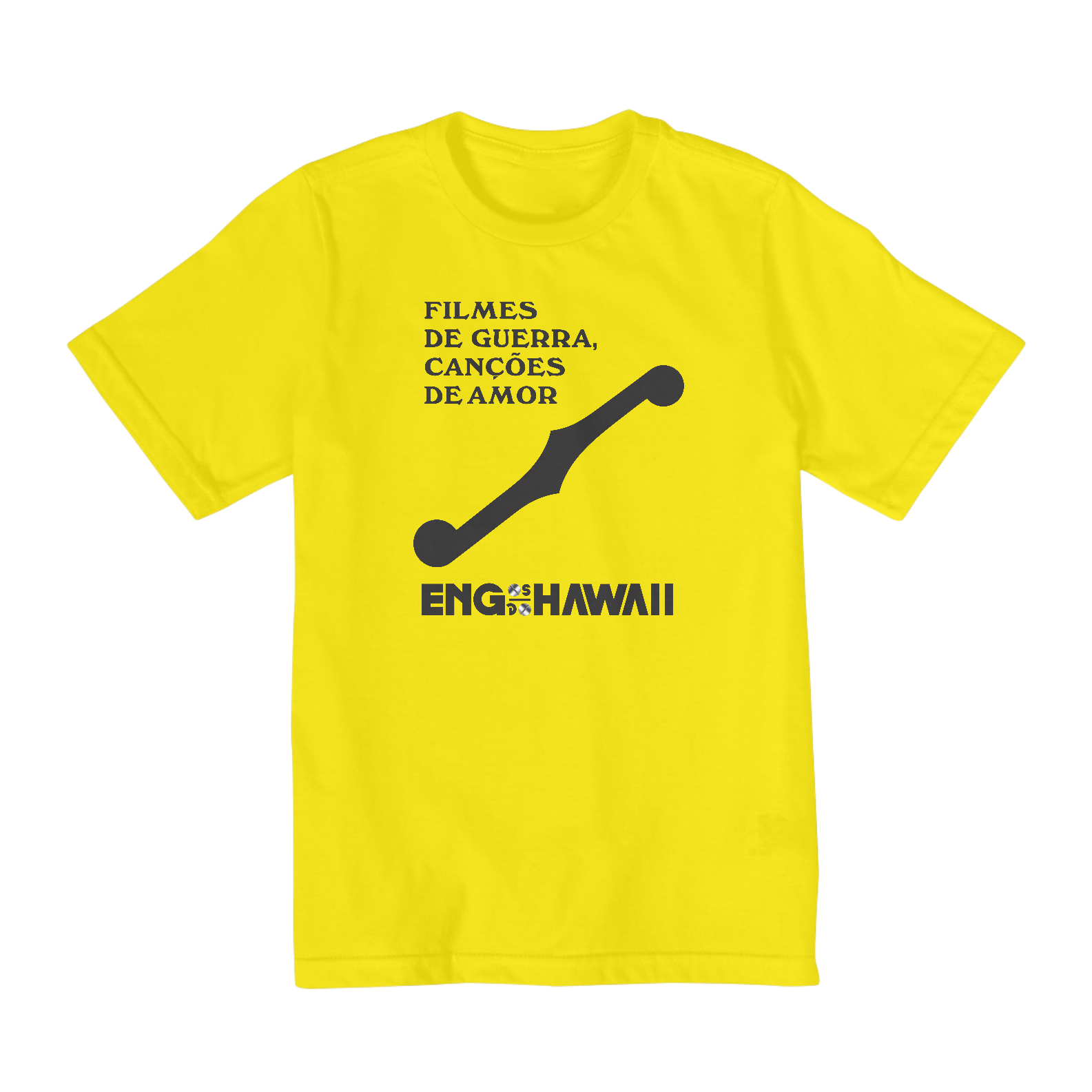 Nome do produto: T-Shirt Kids, Engenheiros do Hawaii, Filmes de Guerra Canções de Amor