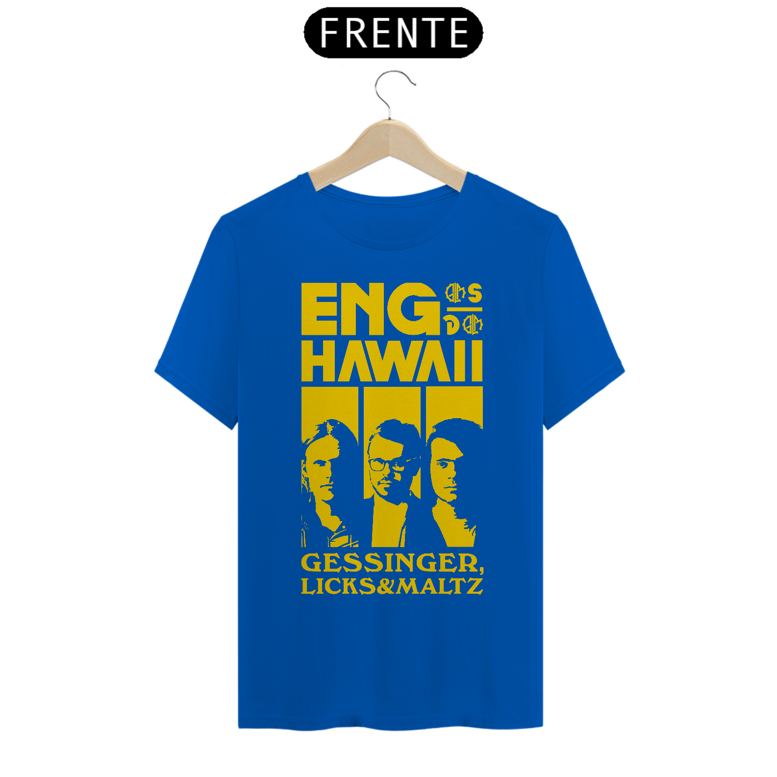 Nome do produto: T-Shirt Engenheiros do Hawaii, Gessinger, Licks & Maltz