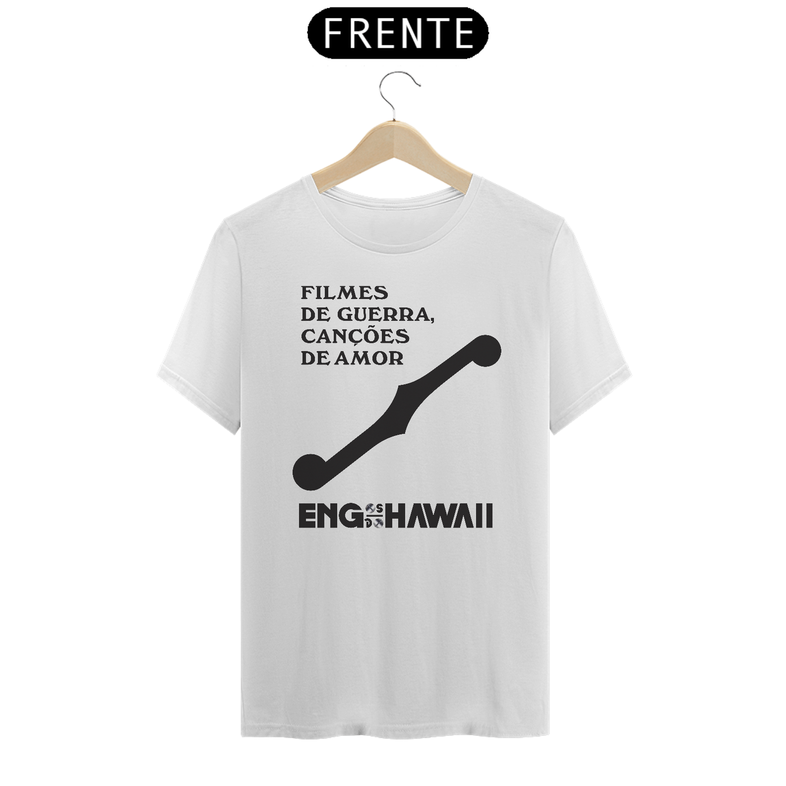 Nome do produto: T-Shirt Engenheiros do Hawaii, Filmes de Guerra Canções de Amor
