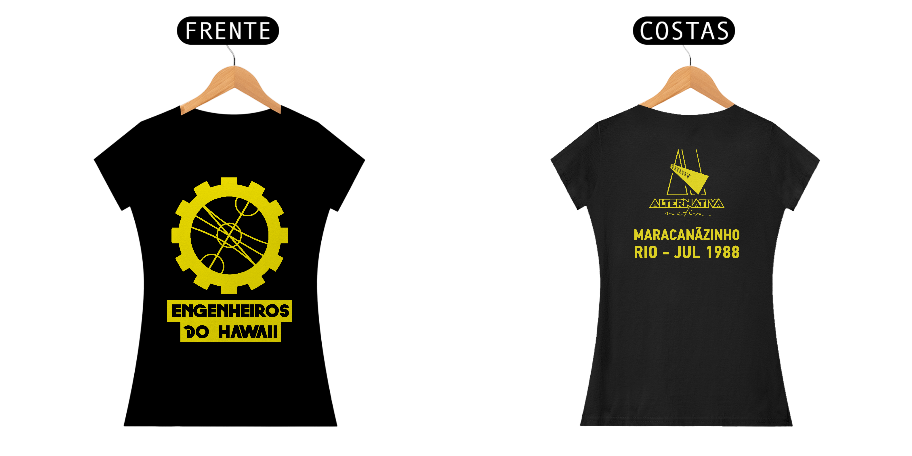 Nome do produto: Babylook - Engenheiros do Hawaii, A Revolta dos Dandis, Alternativa Nativa