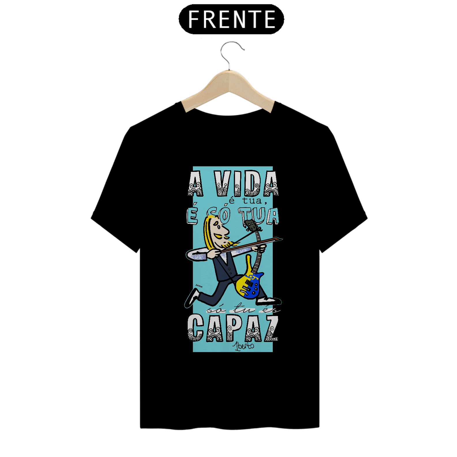 Nome do produto: T-Shirt Humberto Gessinger, A Vida é Tua