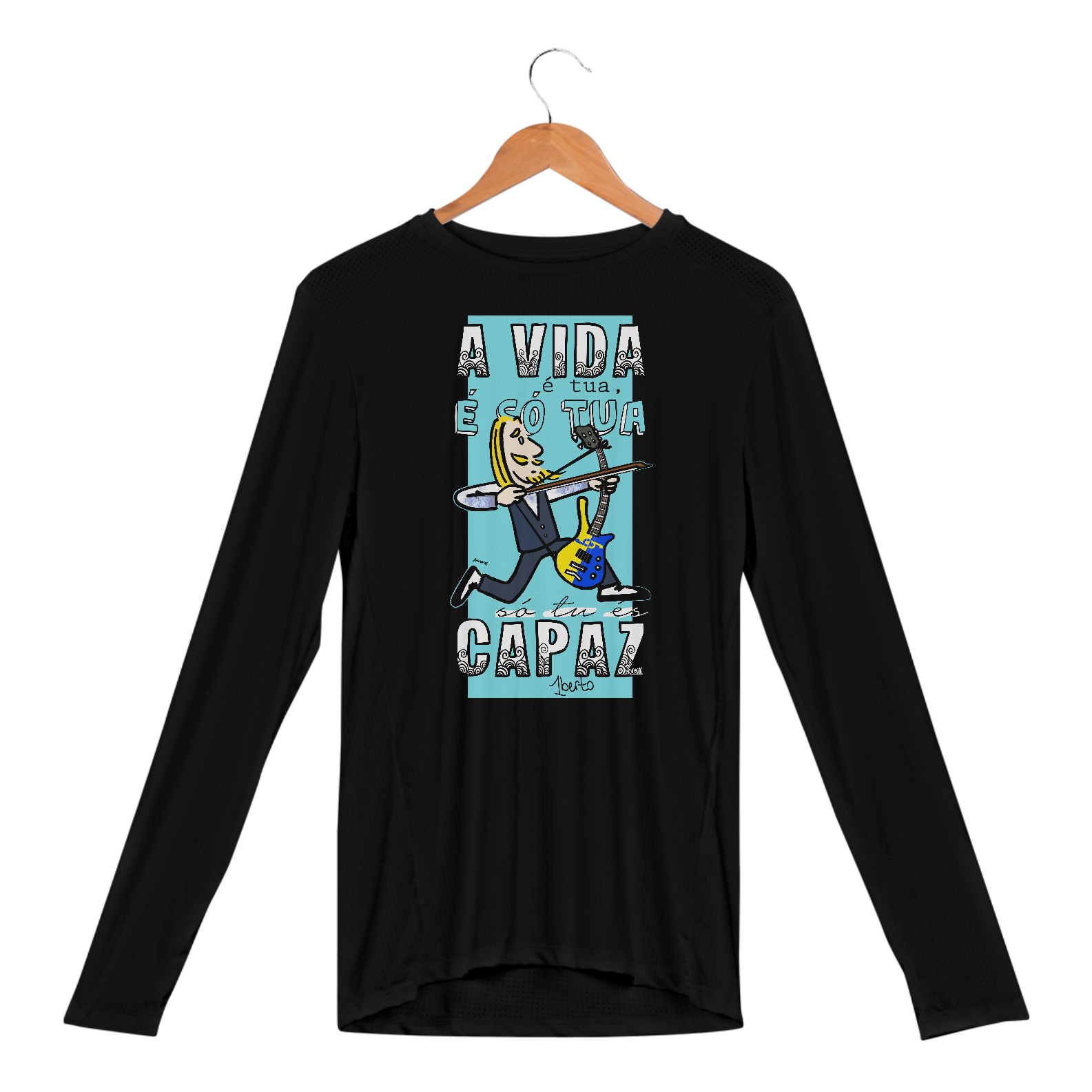 Nome do produto: Manga Longa Sport Flex UV Humberto Gessinger, A Vida é Tua