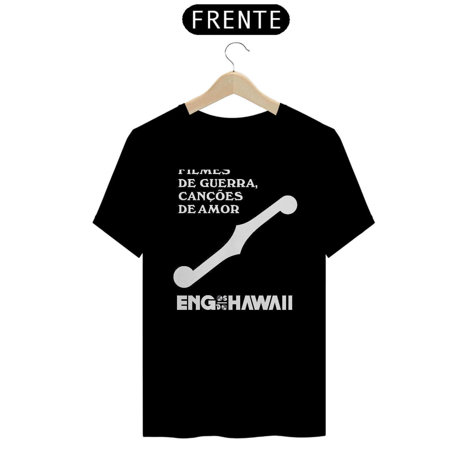 Nome do produto: T-Shirt Engenheiros do Hawaii, Filmes de Guerra Canções de Amor