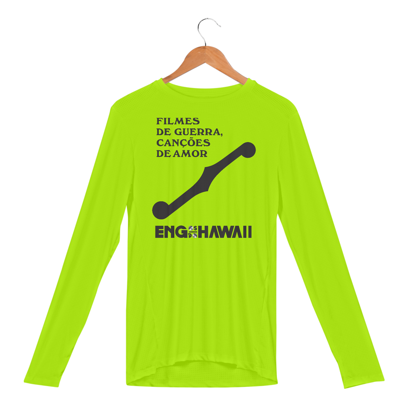 Nome do produto: Camisa Manga Longa Sport Dry Flex UV, Engenheiros do Hawaii, Filmes de Guerra Canções de Amor