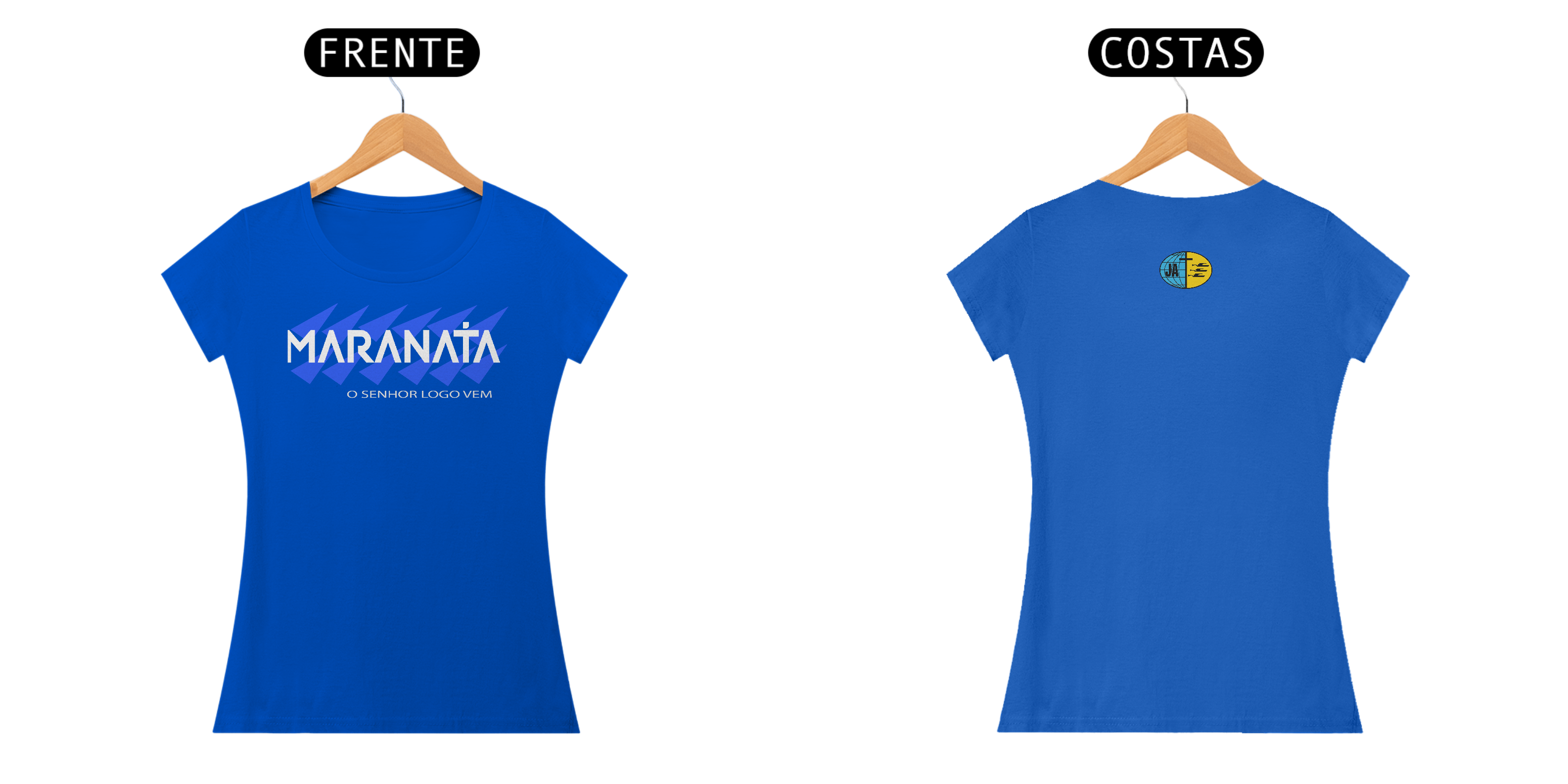 Nome do produto: Camiseta Maranata - O Senhor Logo Vem - Feminina - Baby Long Classic