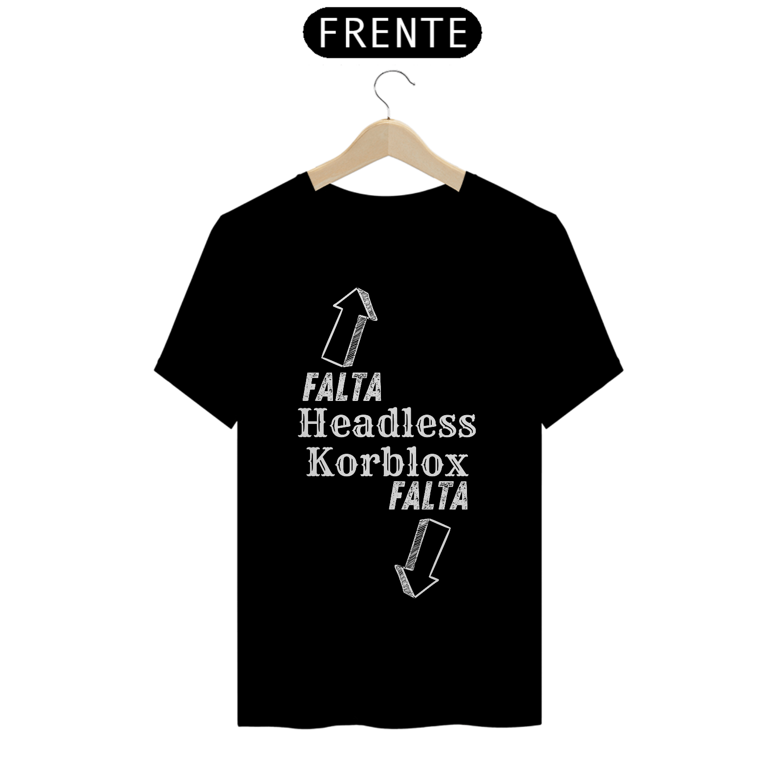 Nome do produto: Camiseta Falta Robux