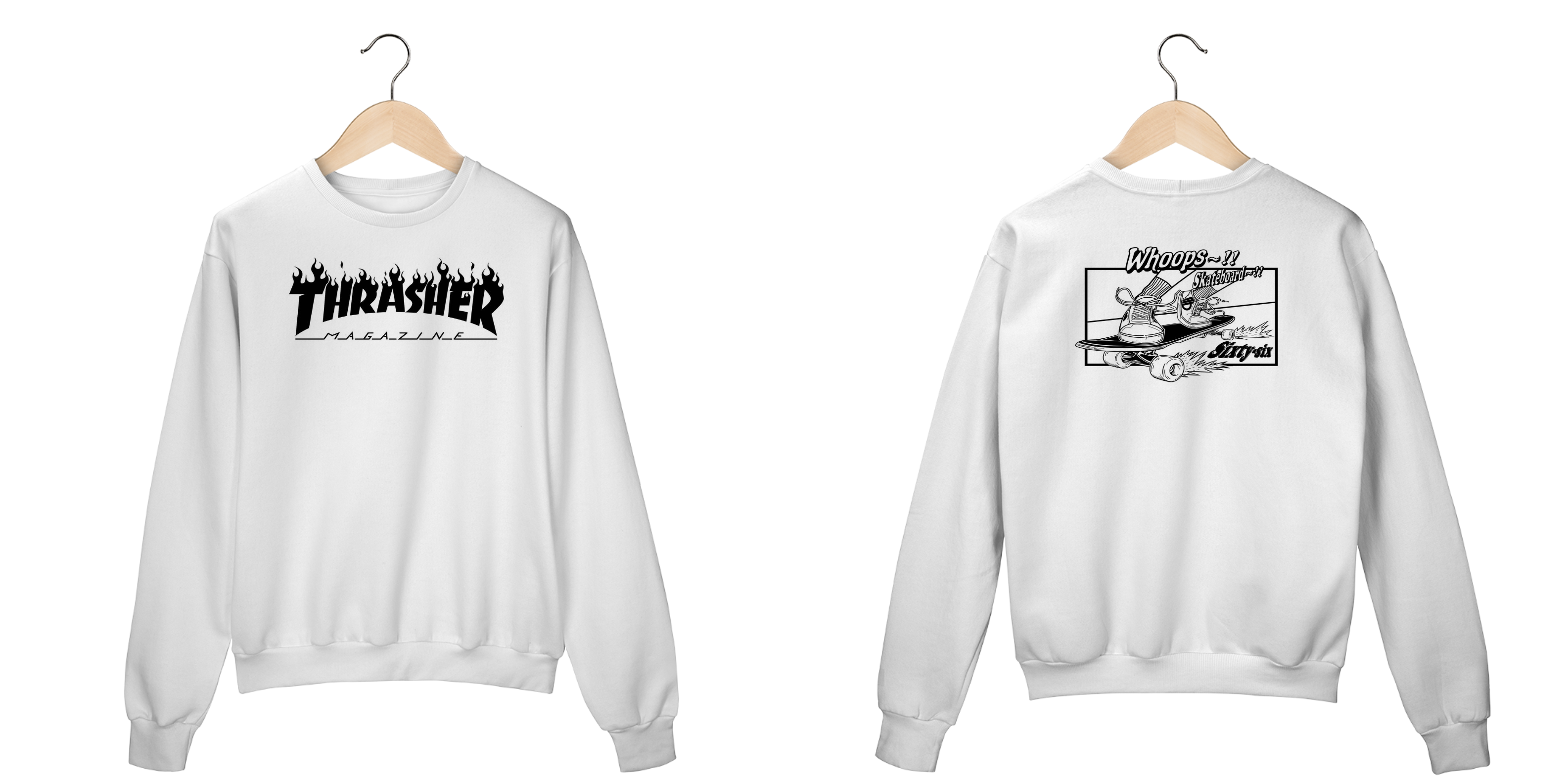 Nome do produto: Moleton Elegante De Skatista