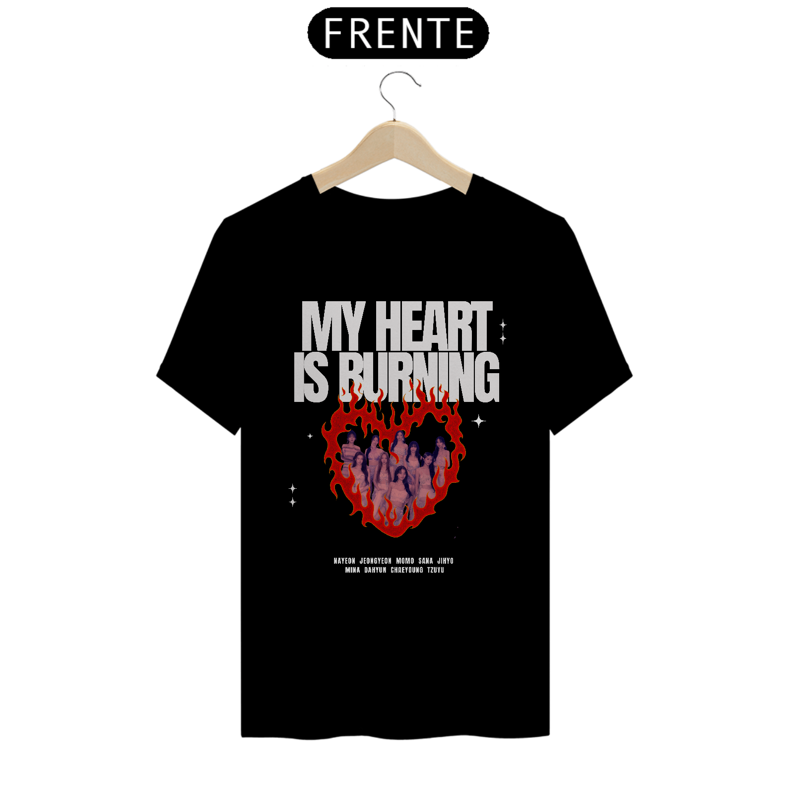 Nome do produto: Camisa My Heart Is Burning 