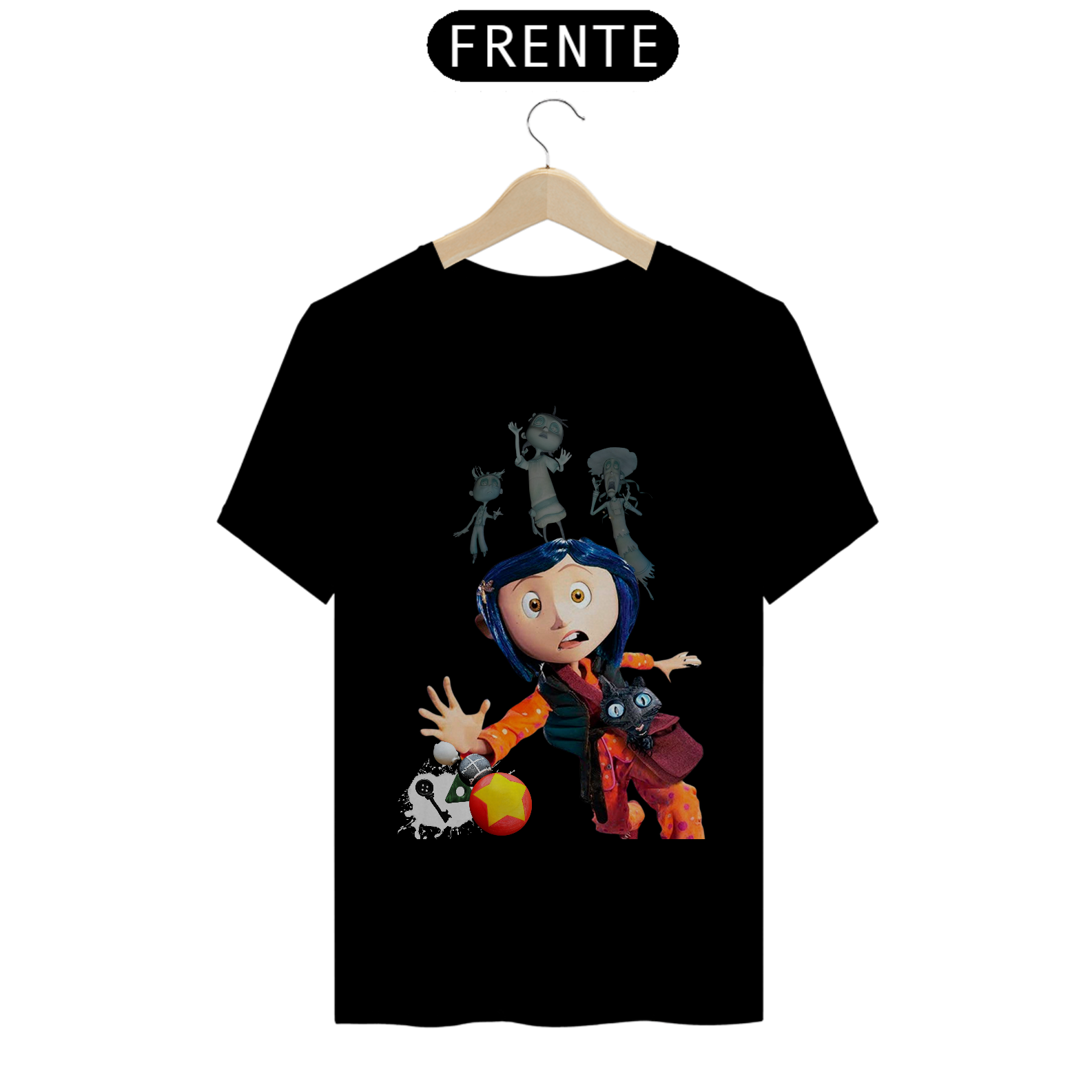 Nome do produto: Camisa Coraline