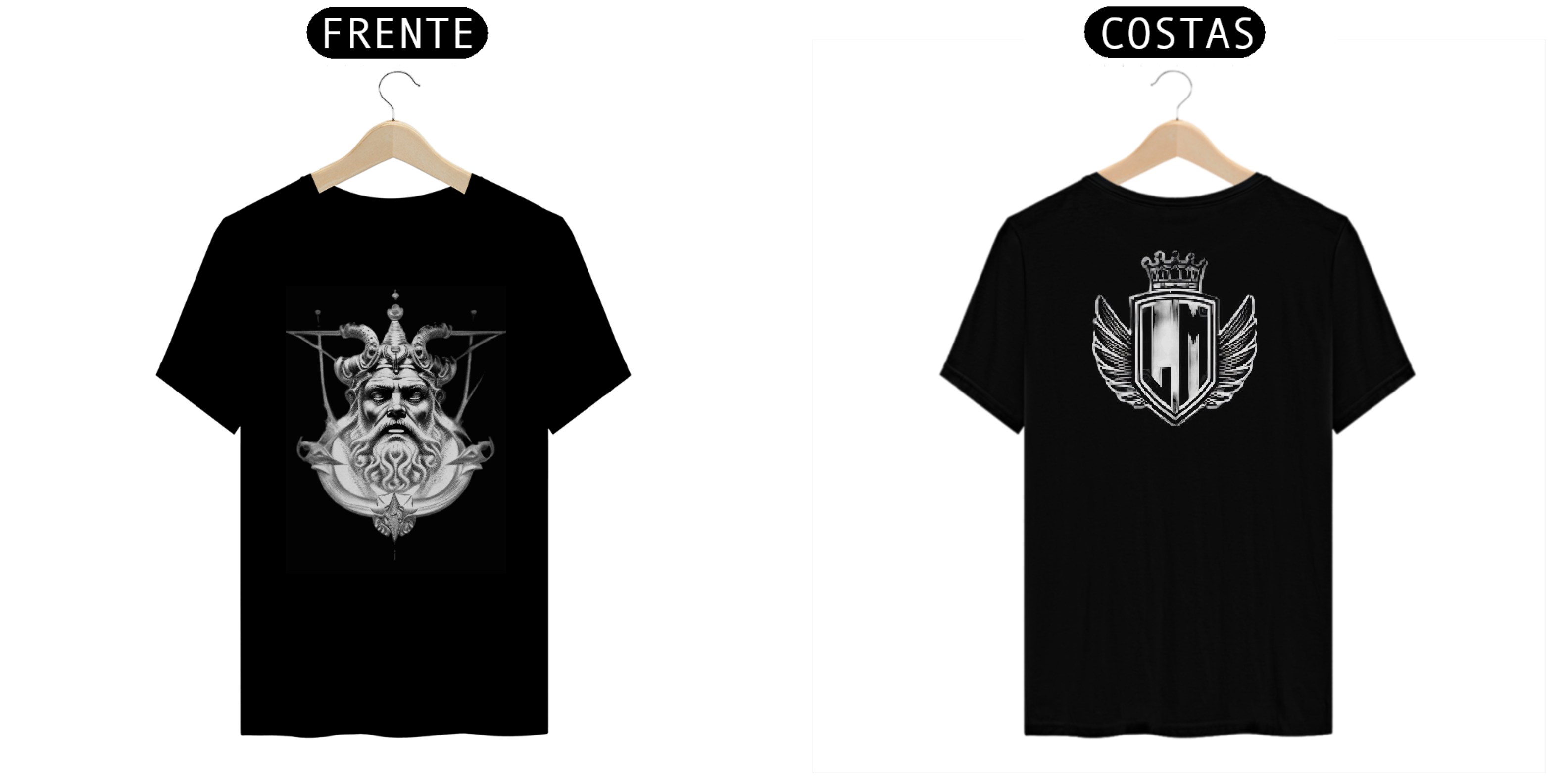 Nome do produto: Camiseta Masculina [Poseidon]