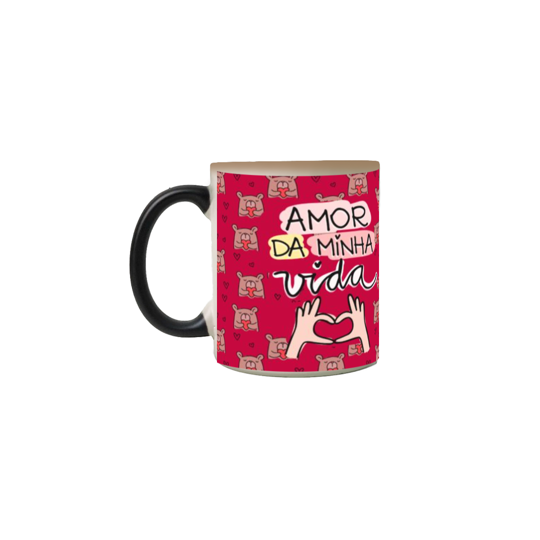 Nome do produto: Caneca Magica Amor da minha vida