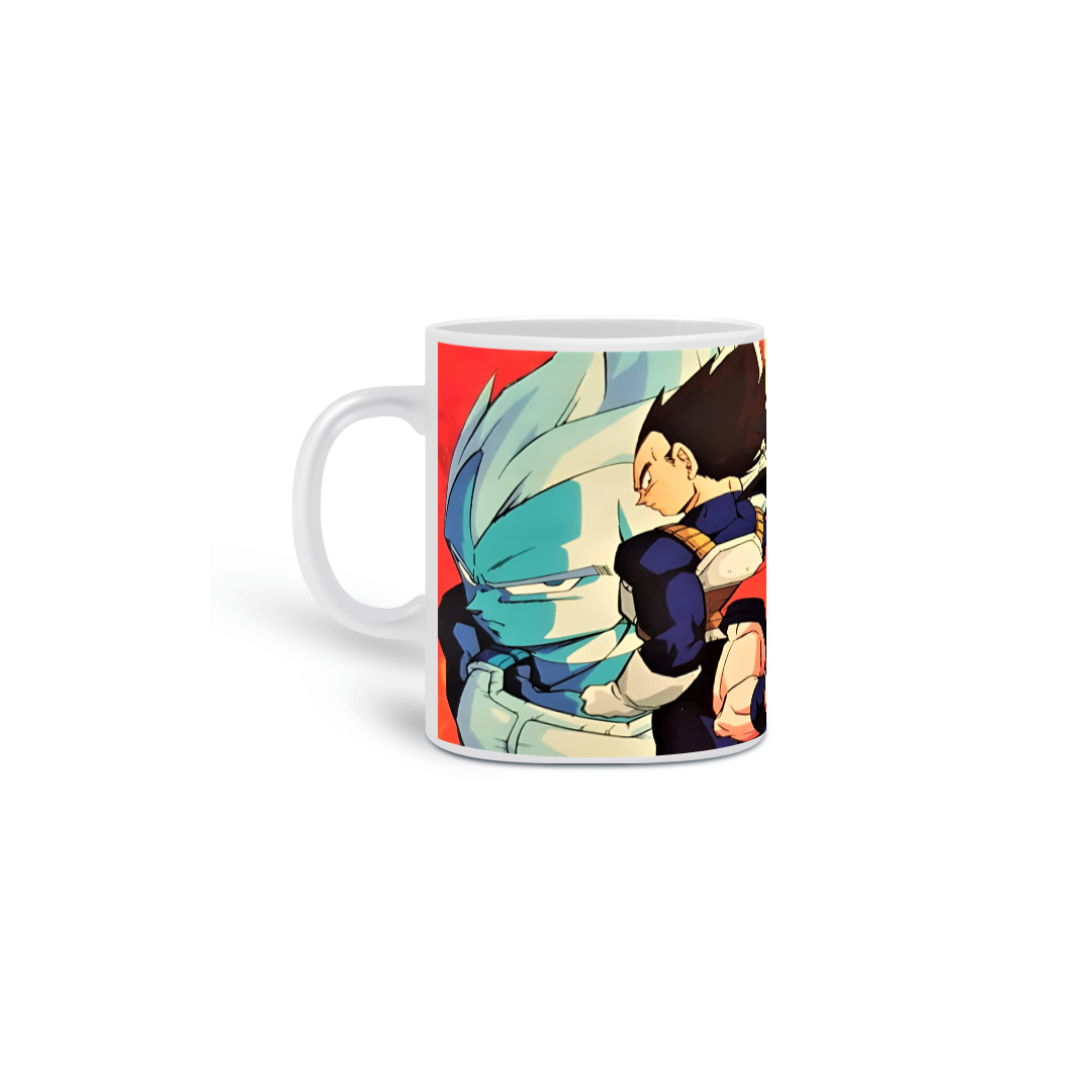 Nome do produto: Caneca Dragon Ball Goku & Vegeta 