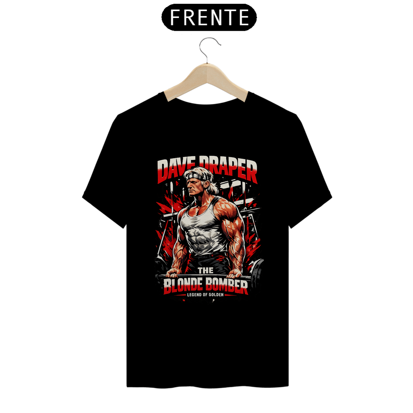 Nome do produto: camisa Dave Draper Legend of Golden Era
