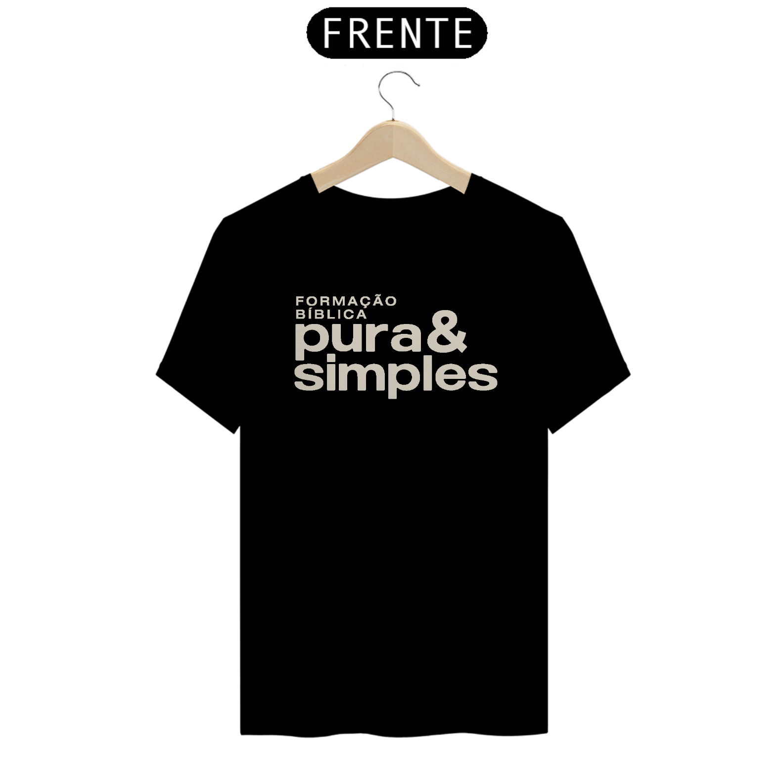 Nome do produto: Camiseta Formação Bíblica Pura&Simples