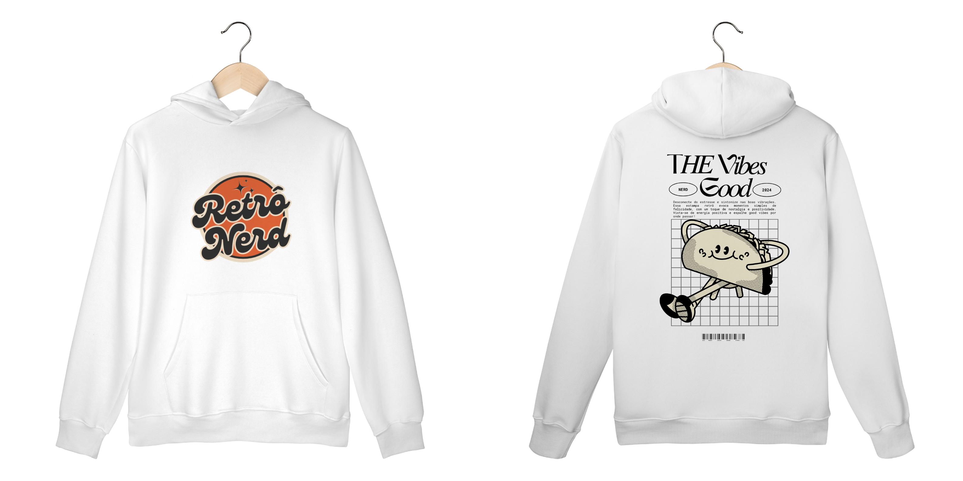 Nome do produto: MOLETOM THE GOOD VIBES