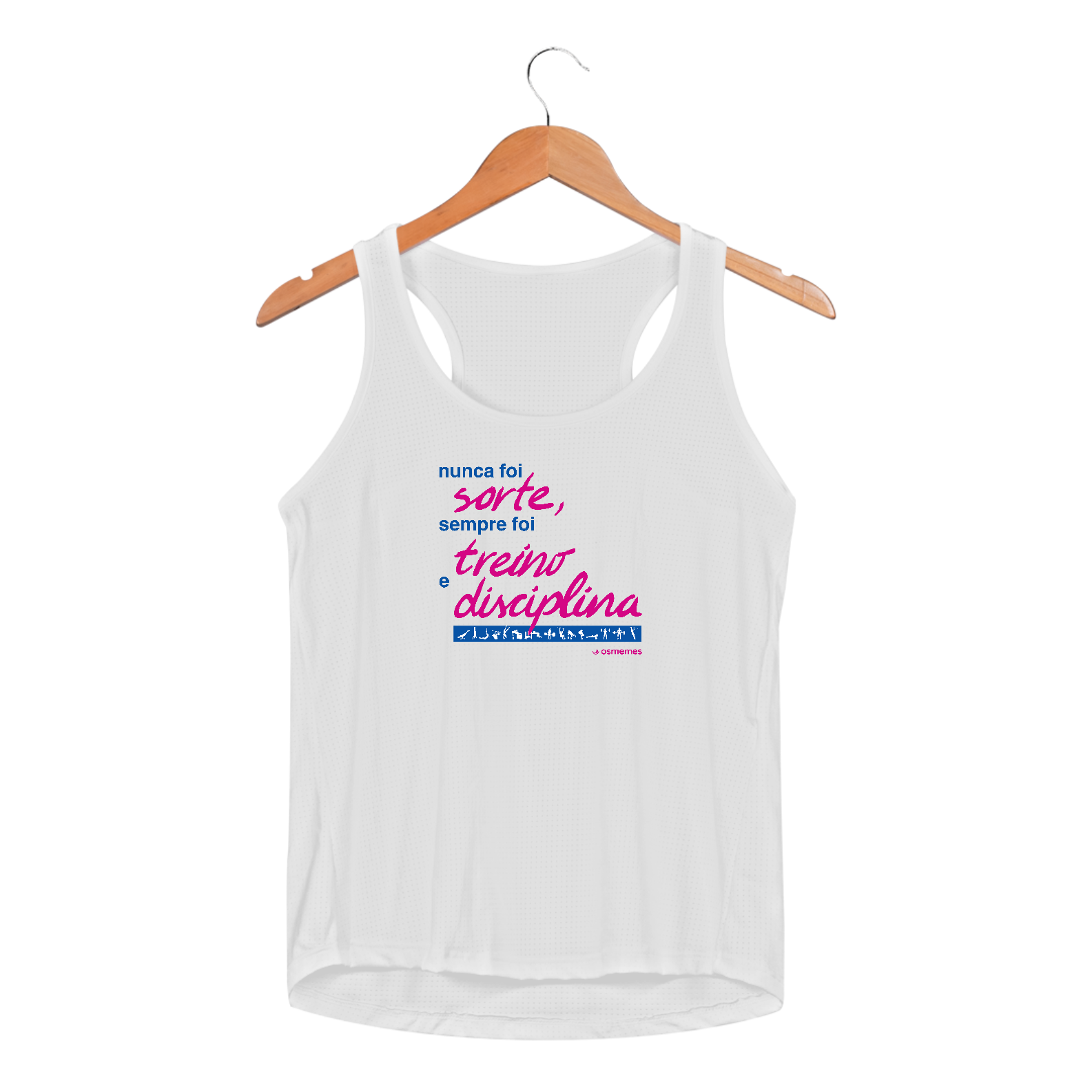 Nome do produto: Regata Fem Sportv Dry Uv - NUNCA FOI SORTE