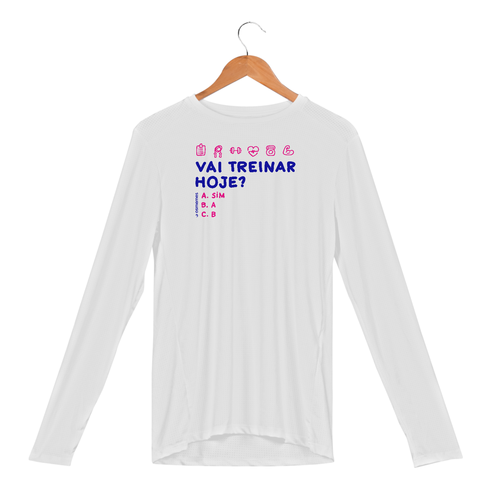 Nome do produto: Camisa Manga Longa Sport Dry Uv - TREINAR HOJE