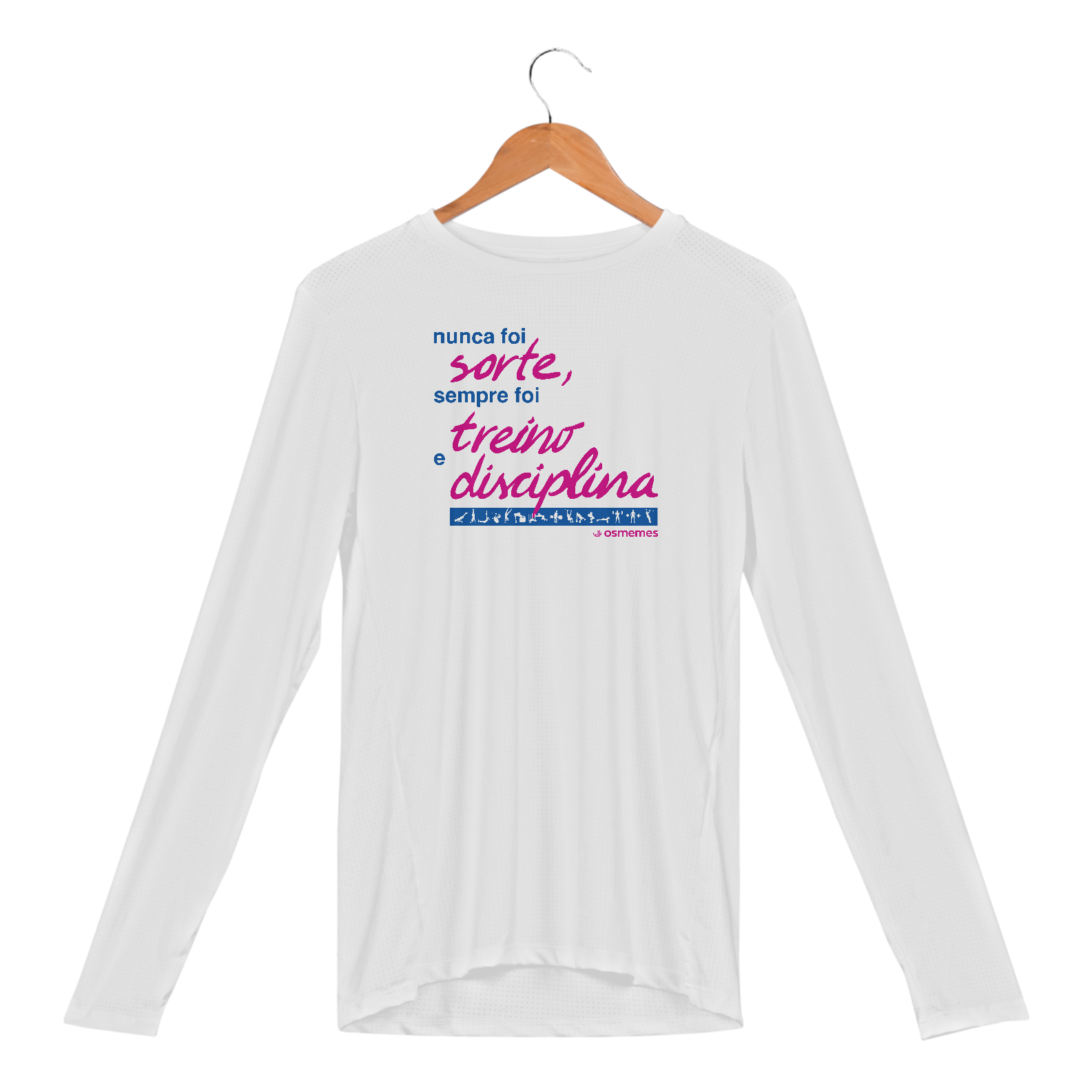 Nome do produto: Camisa Manga Longa Sport Dry UV - NUNCA FOI SORTE