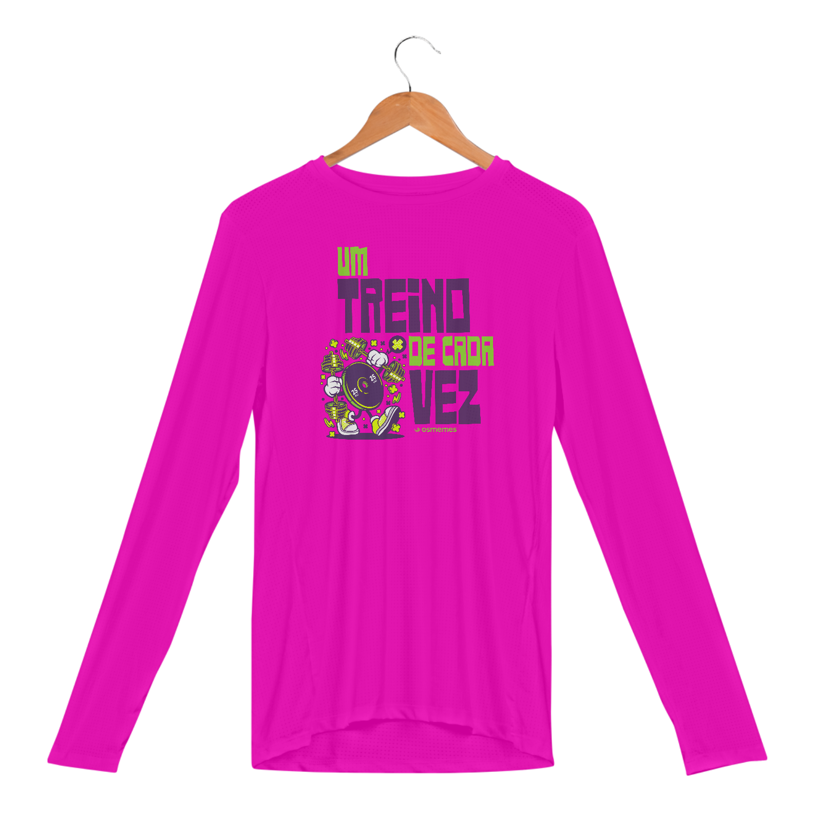 Nome do produto: Camisa Manga Longa Sport Dry UV - UM TREINO