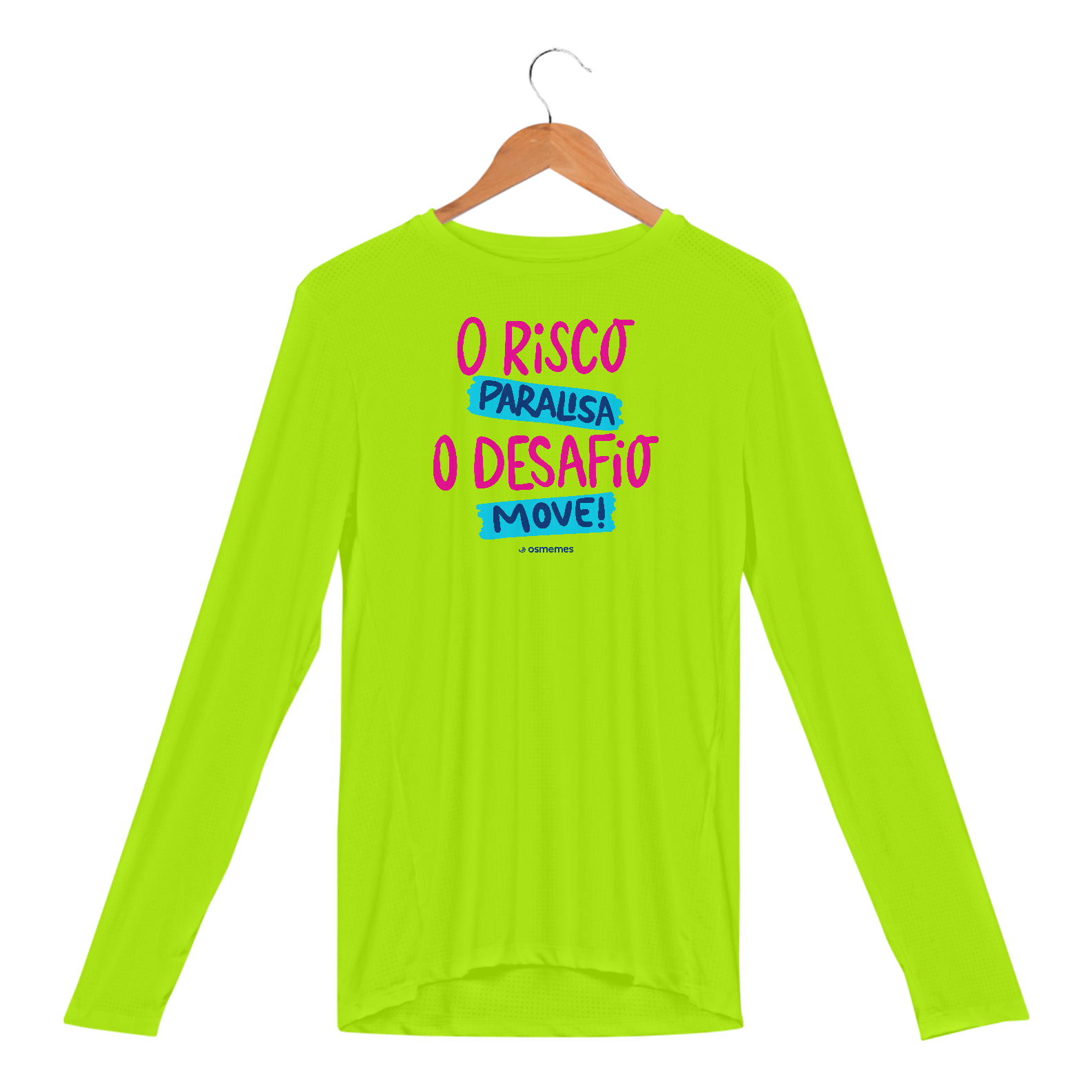 Nome do produto: Camisa Manga Longa Sport Dry Uv - O DESAFIO MOVE