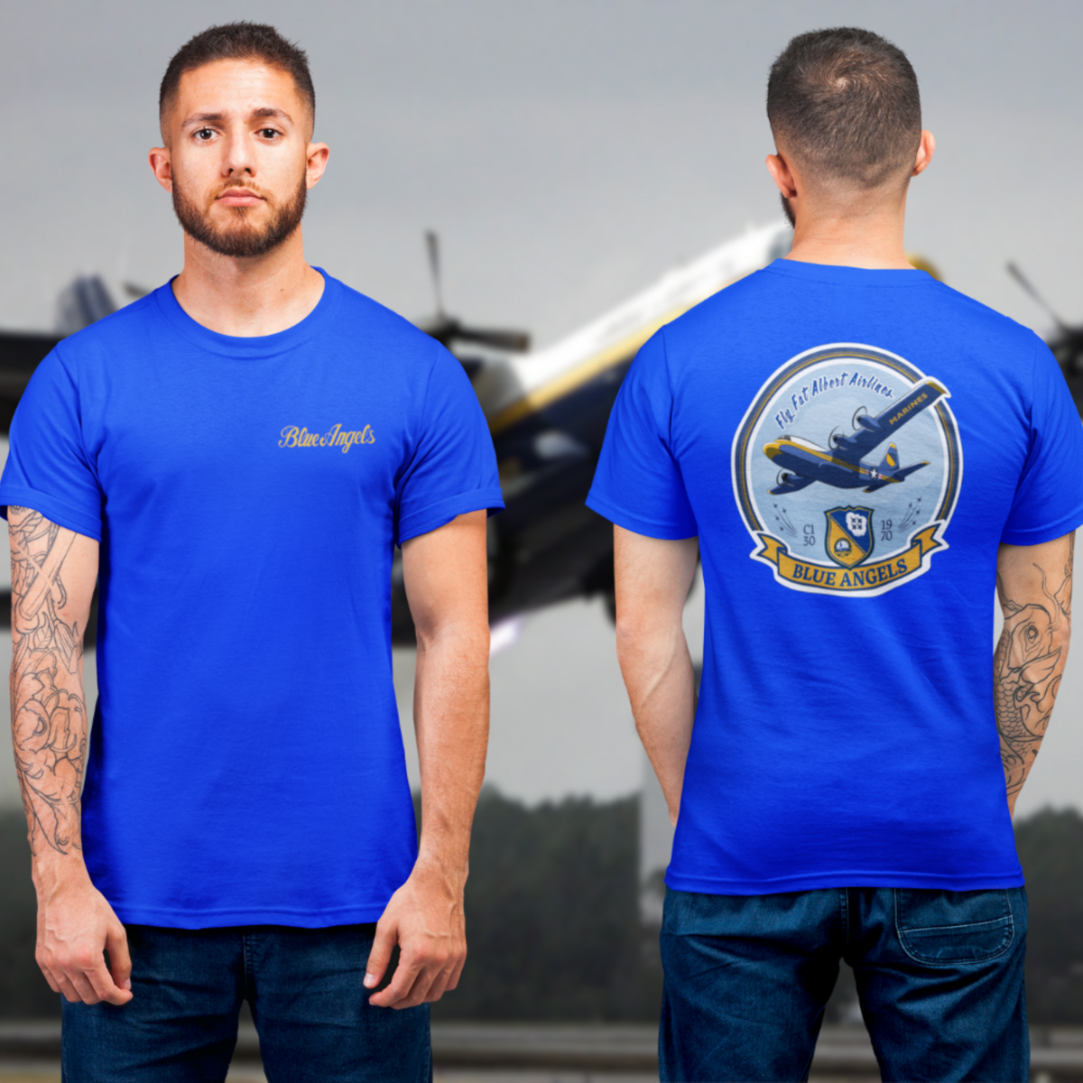 Nome do produto: Camiseta Blue Angels Fat Albert | C-130 Hercules USA