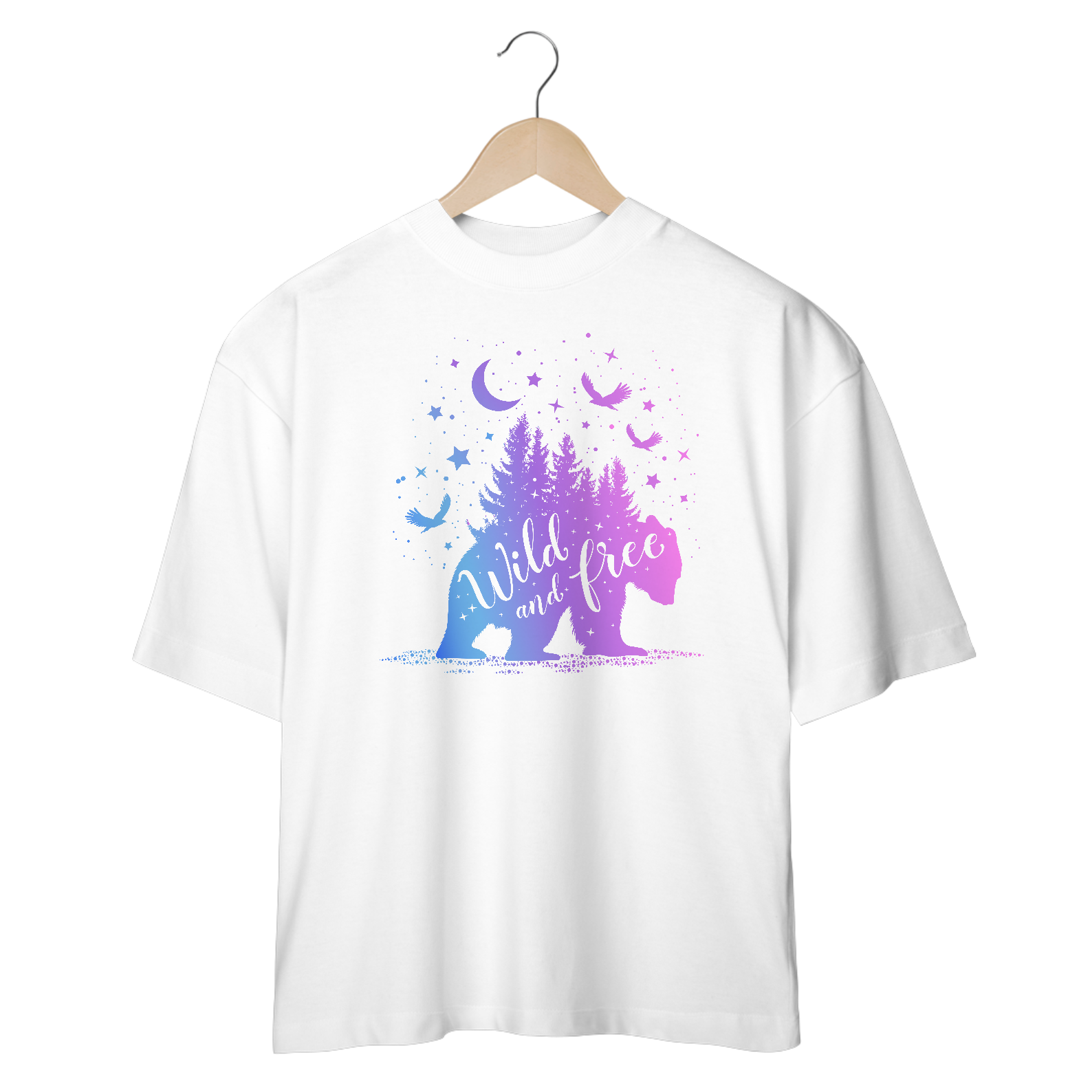 WILD AND FREE - OVERSIZE