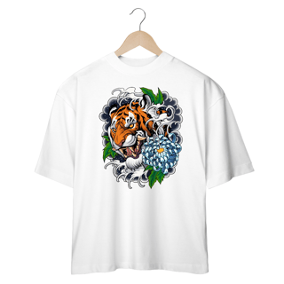 TIGER AND FLOWER - OVERSIZE
