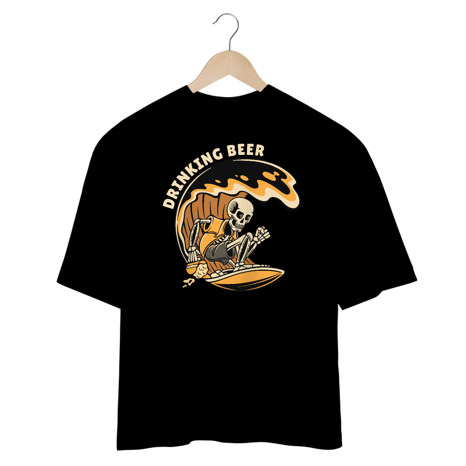 DRINKING BEER - OVERSIZE