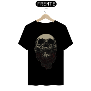 SKULL AND BLACK ROSES