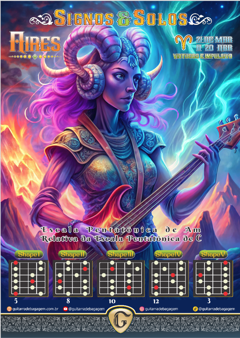 Pôster Signos e Solos - Áires - Versão Feminina