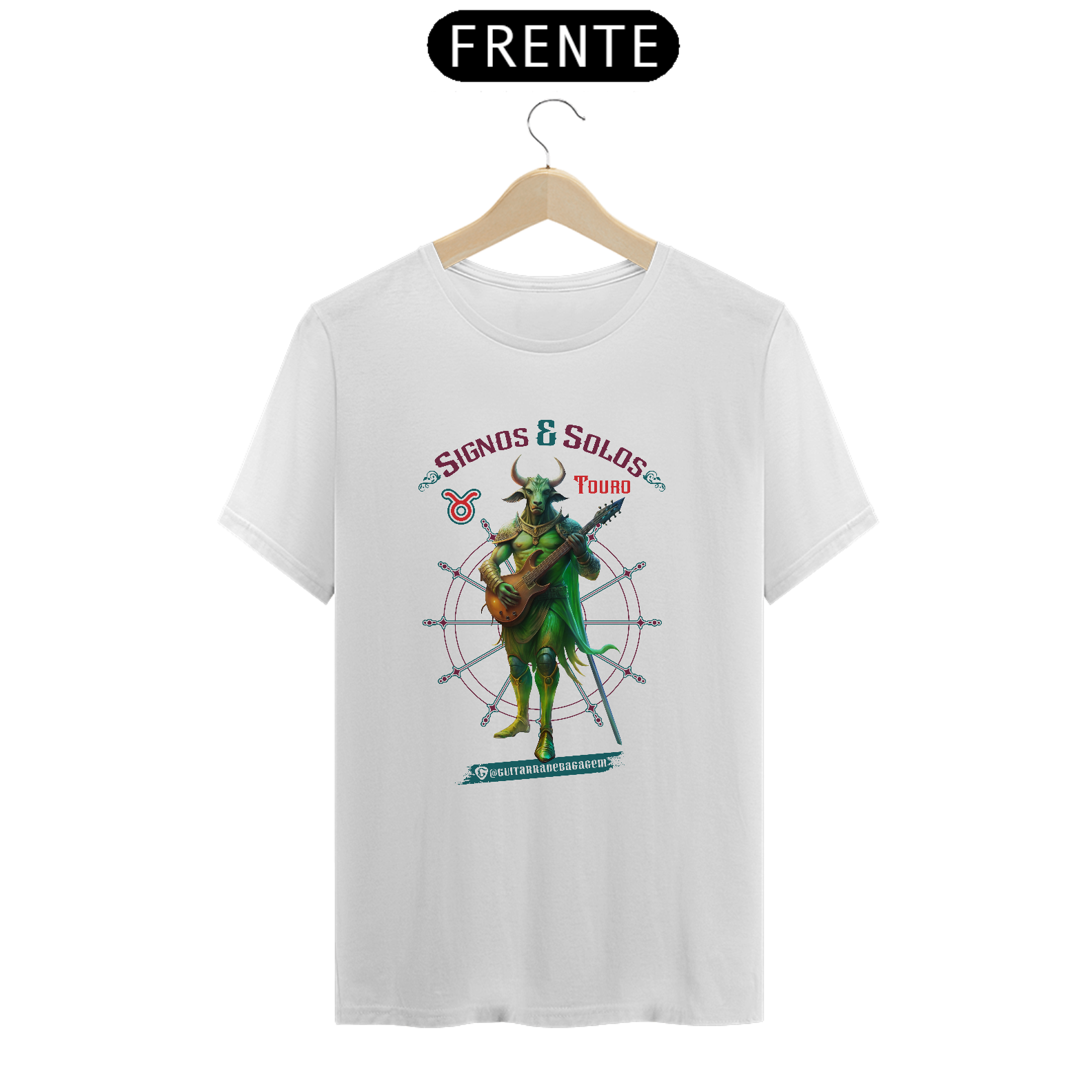 Camiseta Signos e Solos - Touro Versão Masculina Clara