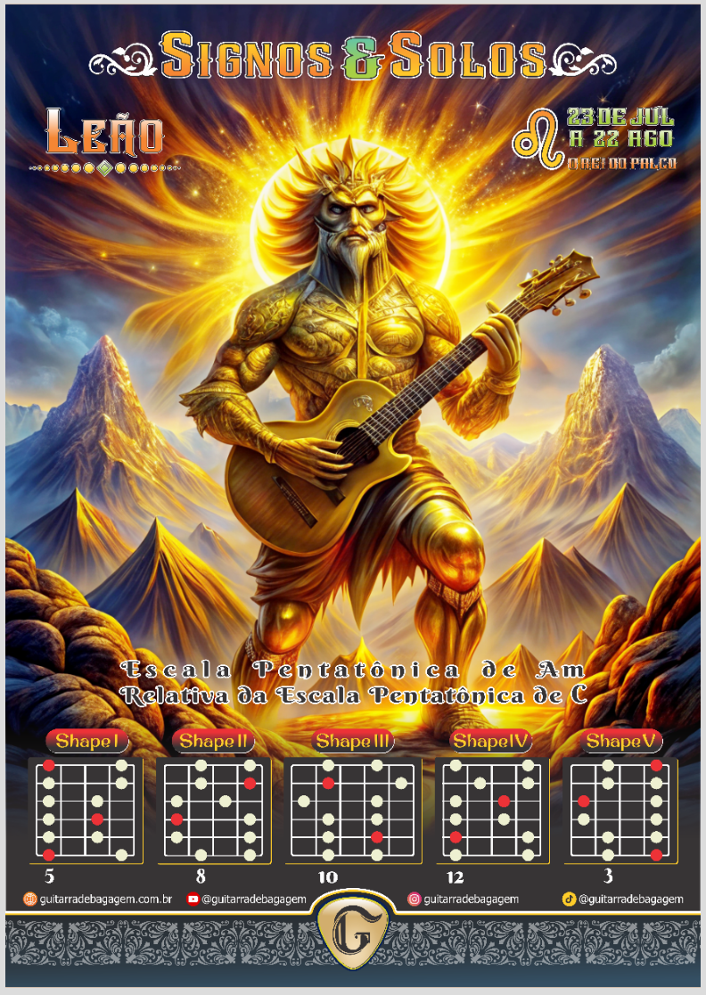 Pôster Signos e Solos - Leão Versão Masculina