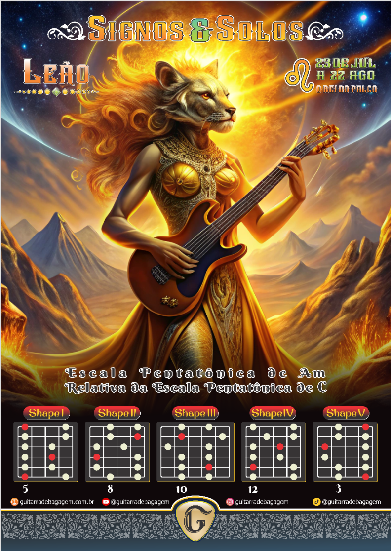 Pôster Signos e Solos - Leão Versão Feminina