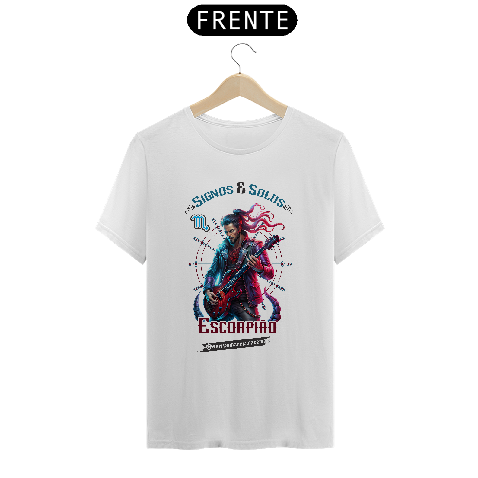 Camiseta Signos e Solos - Escorpião Versão Masculina