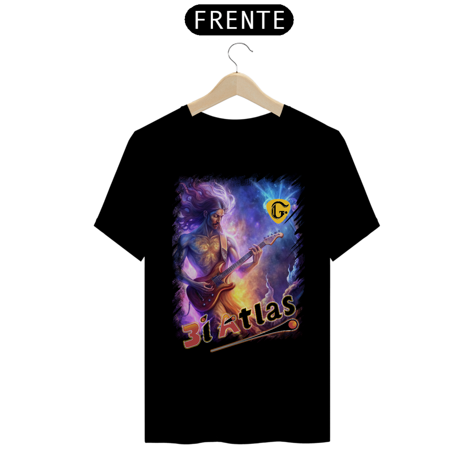 Camiseta Prime Guitarrista 3iAtlas