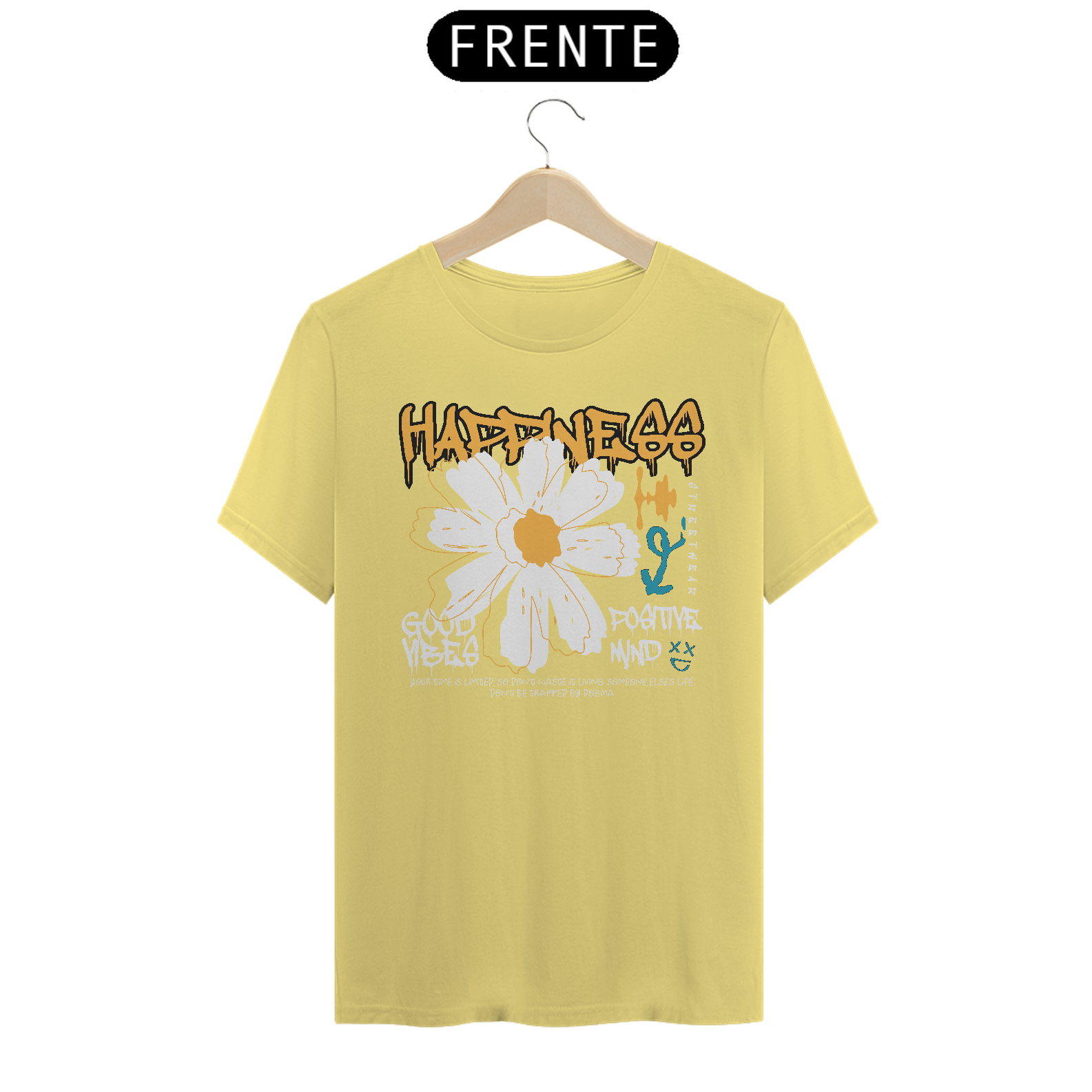 Nome do produto: Camiseta Estonada / Happiness