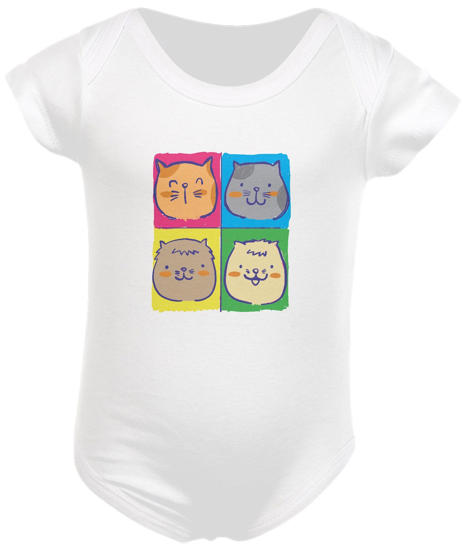 Nome do produto: Body Infantil / Gatos