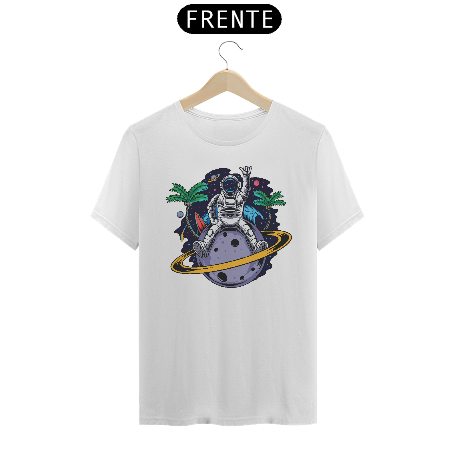 Nome do produto: Camiseta Astronauta Verão