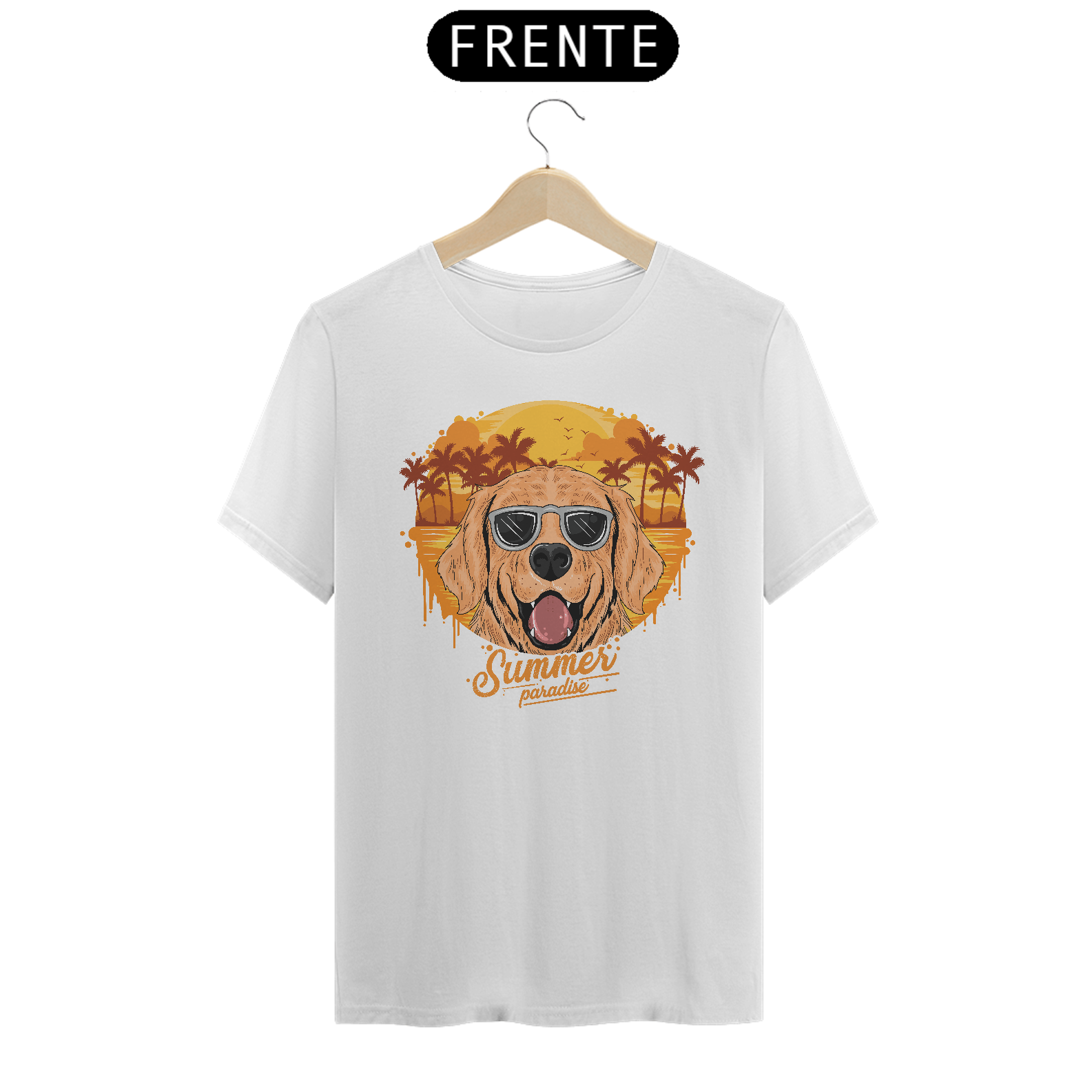 Nome do produto: Camiseta Cão Summer