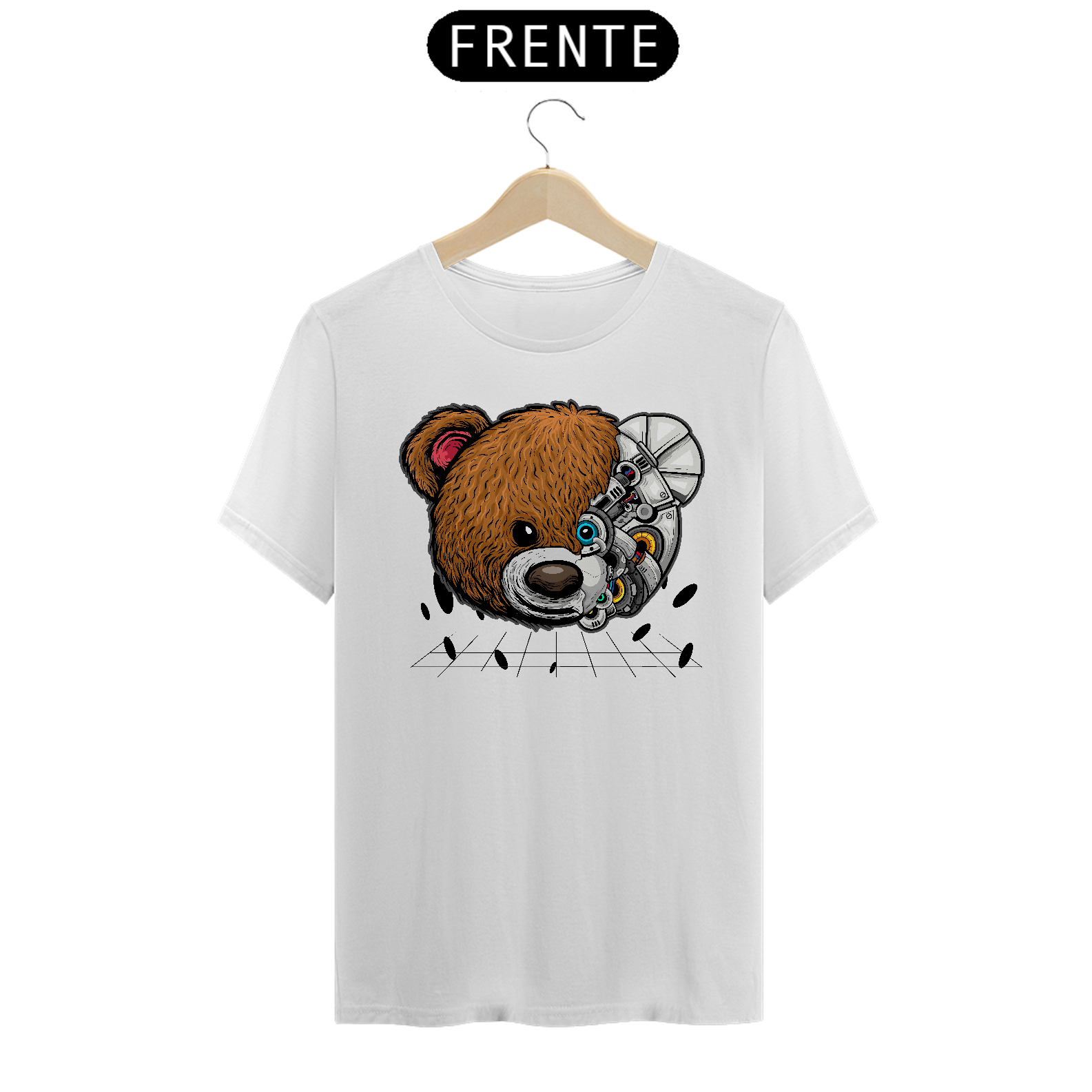 Nome do produto: Camiseta Cyber Urso