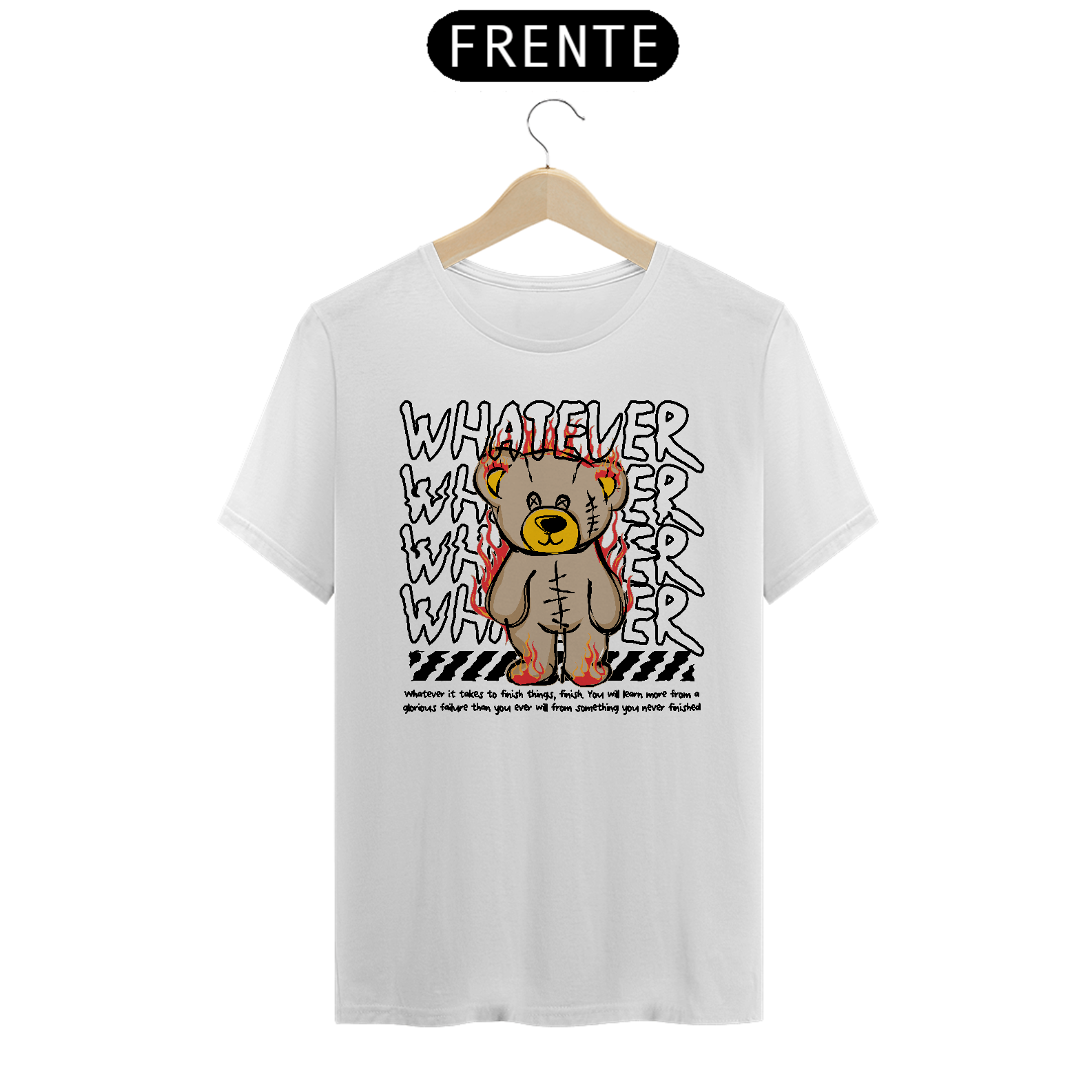 Nome do produto: Camiseta Urso Whatever