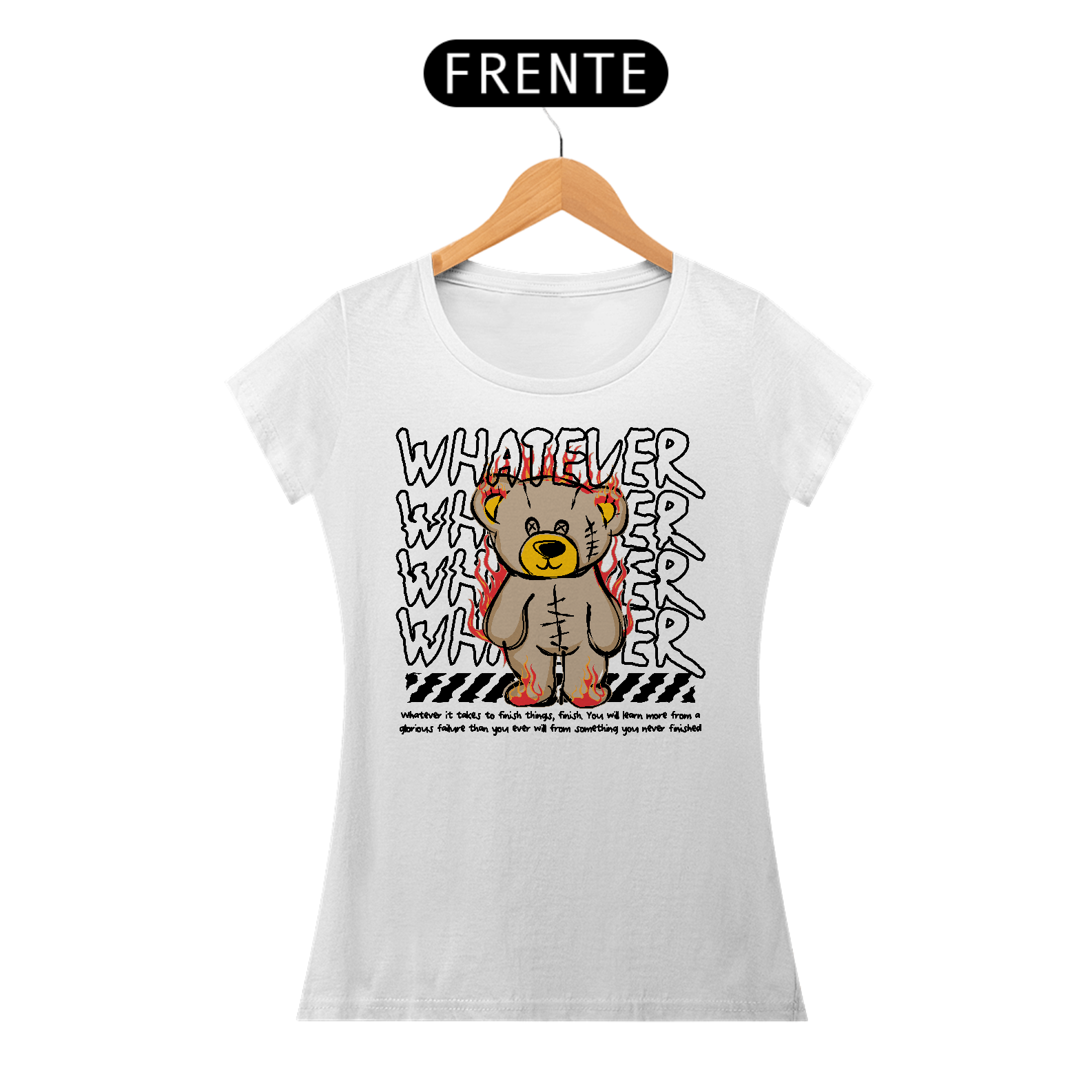 Nome do produto: Camiseta Urso Whatever