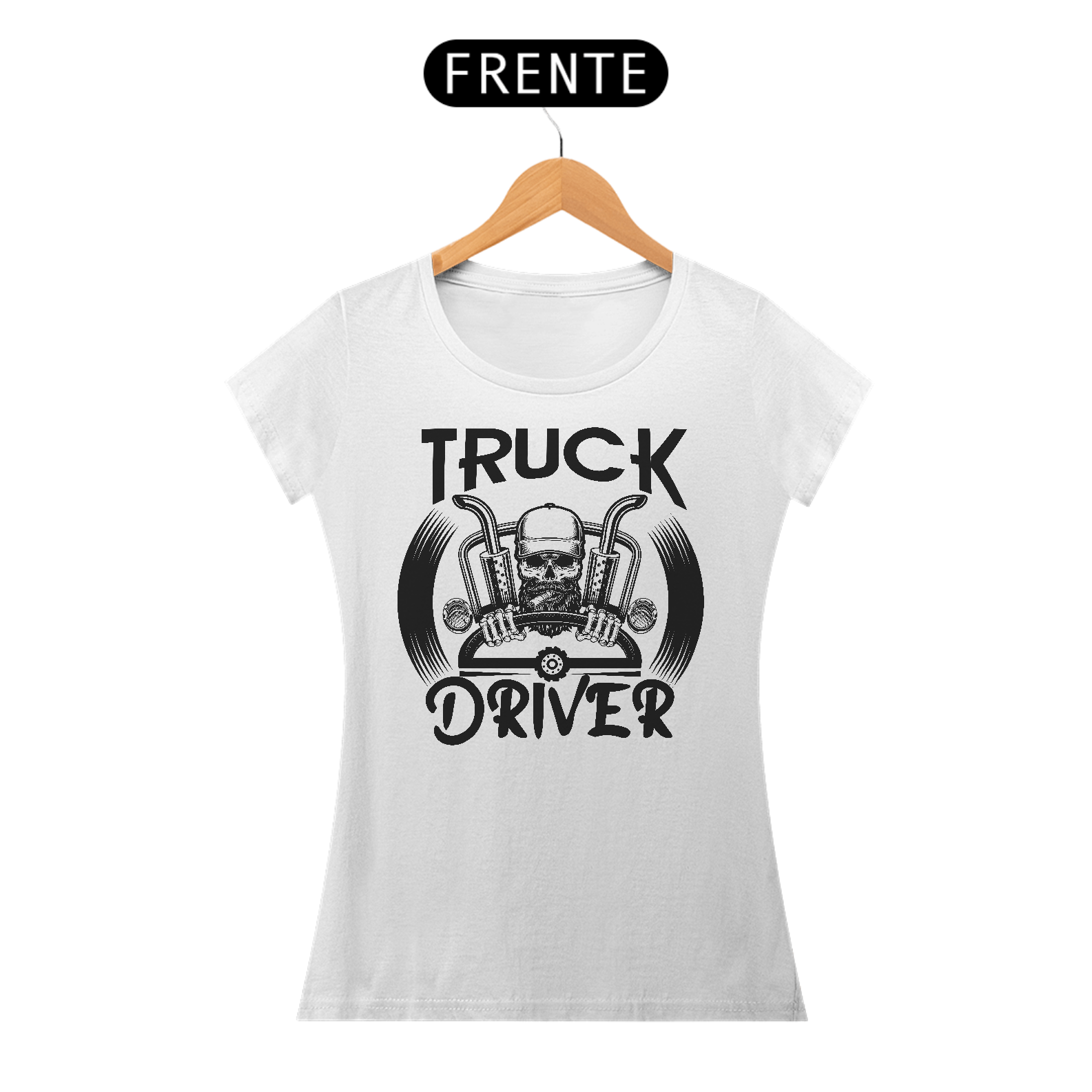 Nome do produto: Camiseta Feminina Truck Driver