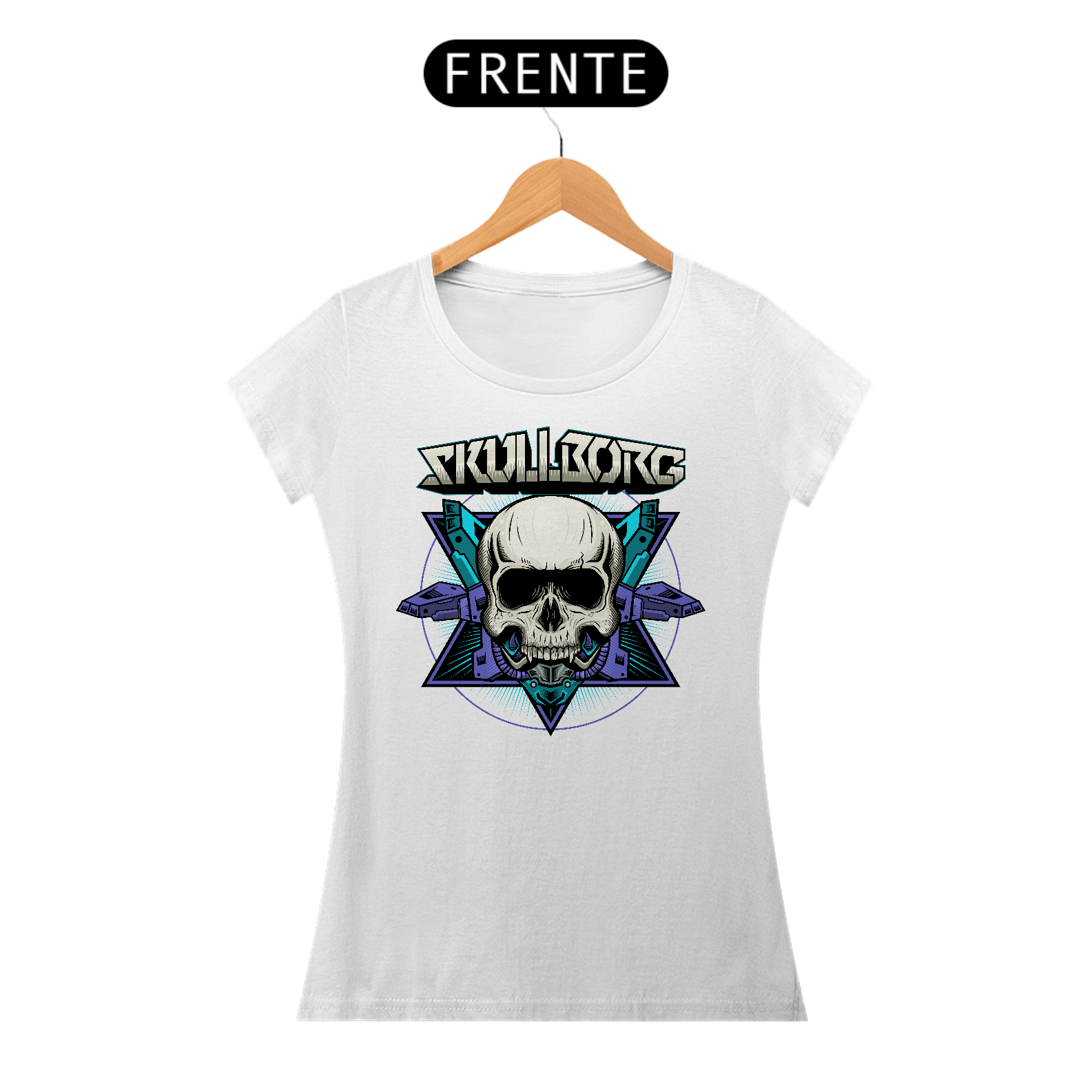 Nome do produto: Camiseta Feminina Skullborg