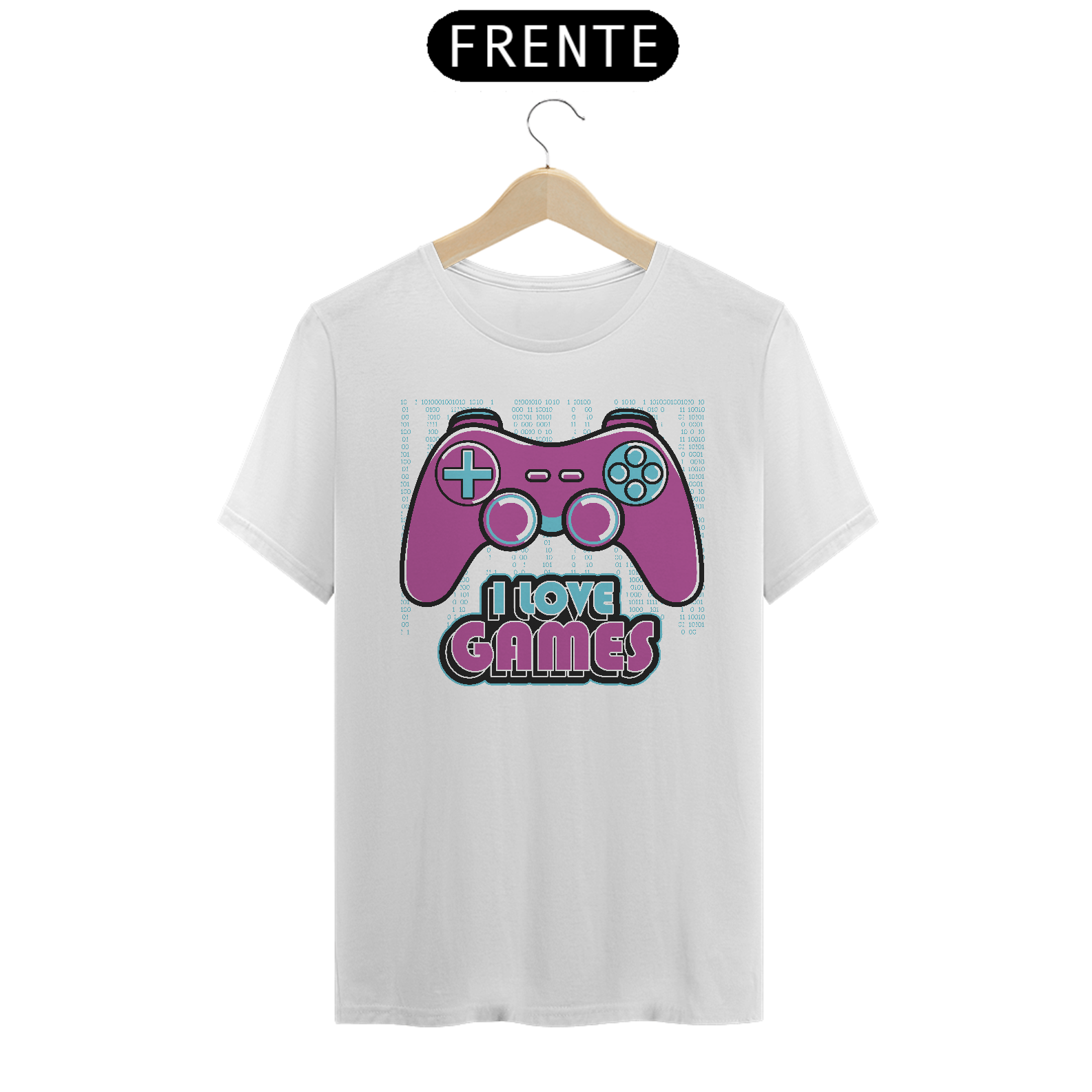 Nome do produto: Camiseta I Love Games
