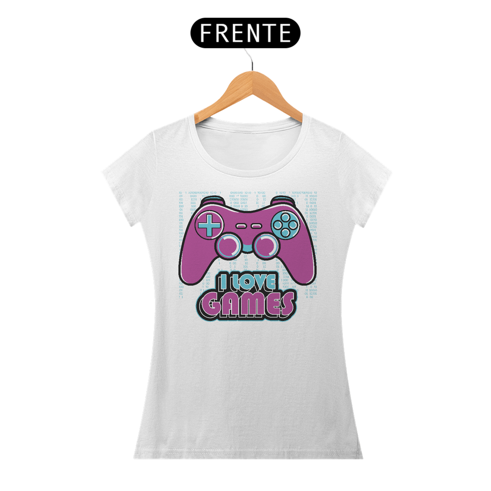 Nome do produto: Camiseta I Love Games