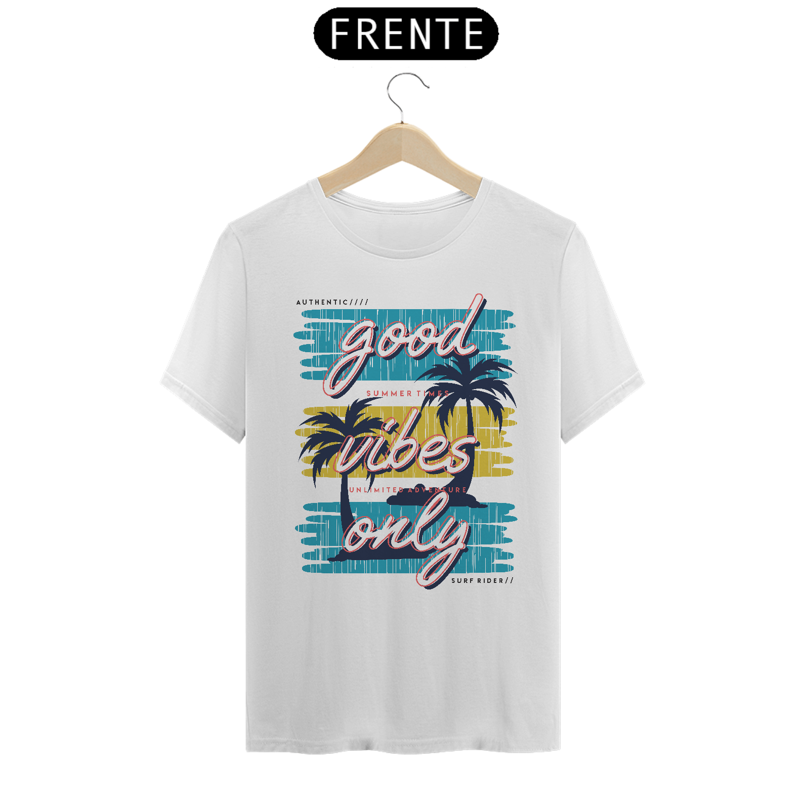 Nome do produto: Camiseta Good Vibes