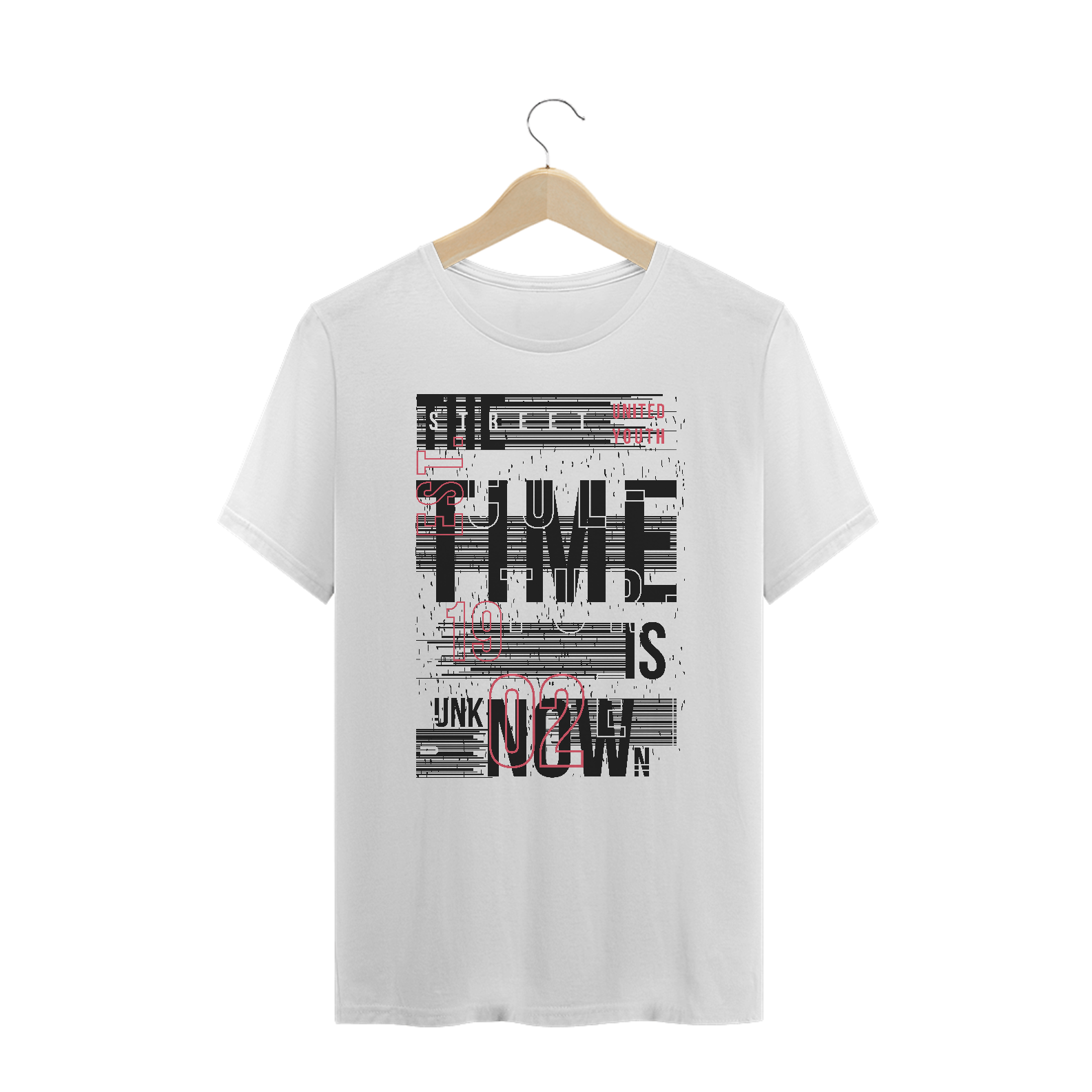 Nome do produto: Camiseta Plus Size Time Is Unknow