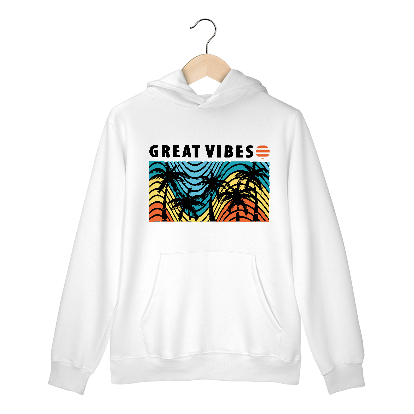 Nome do produto: Moletom Canguru Great Vibes II