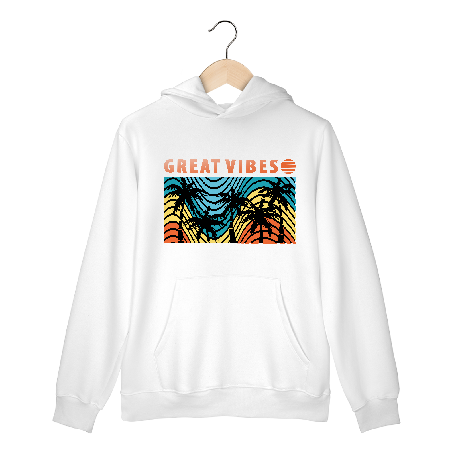 Nome do produto: Moletom Canguru Great Vibes III